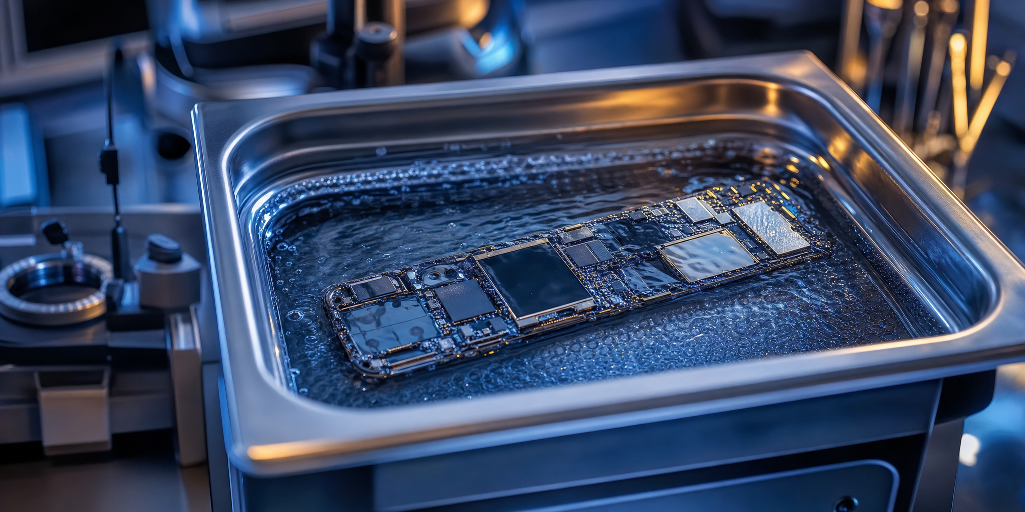 Désoxydation iPhone 17 Pro : Comment sauver un appareil tombé dans l'eau