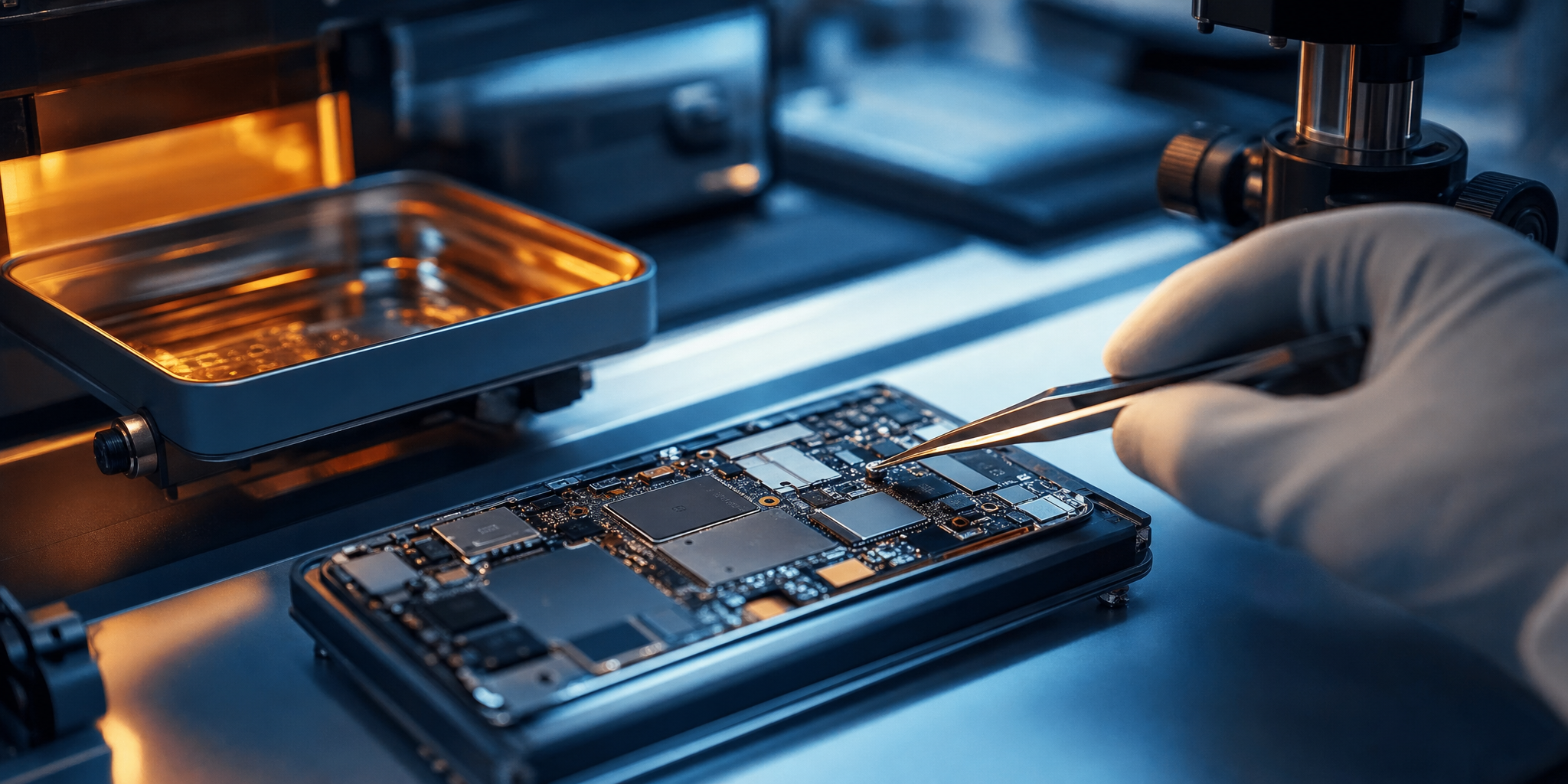 Réparation et désoxydation iPhone 16 Pro : sauver un smartphone tombé dans l'eau