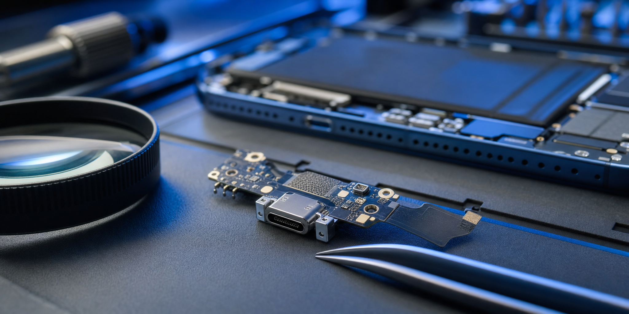 Réparation et changement de connecteur de charge sur iPhone 17 Pro à Roubaix