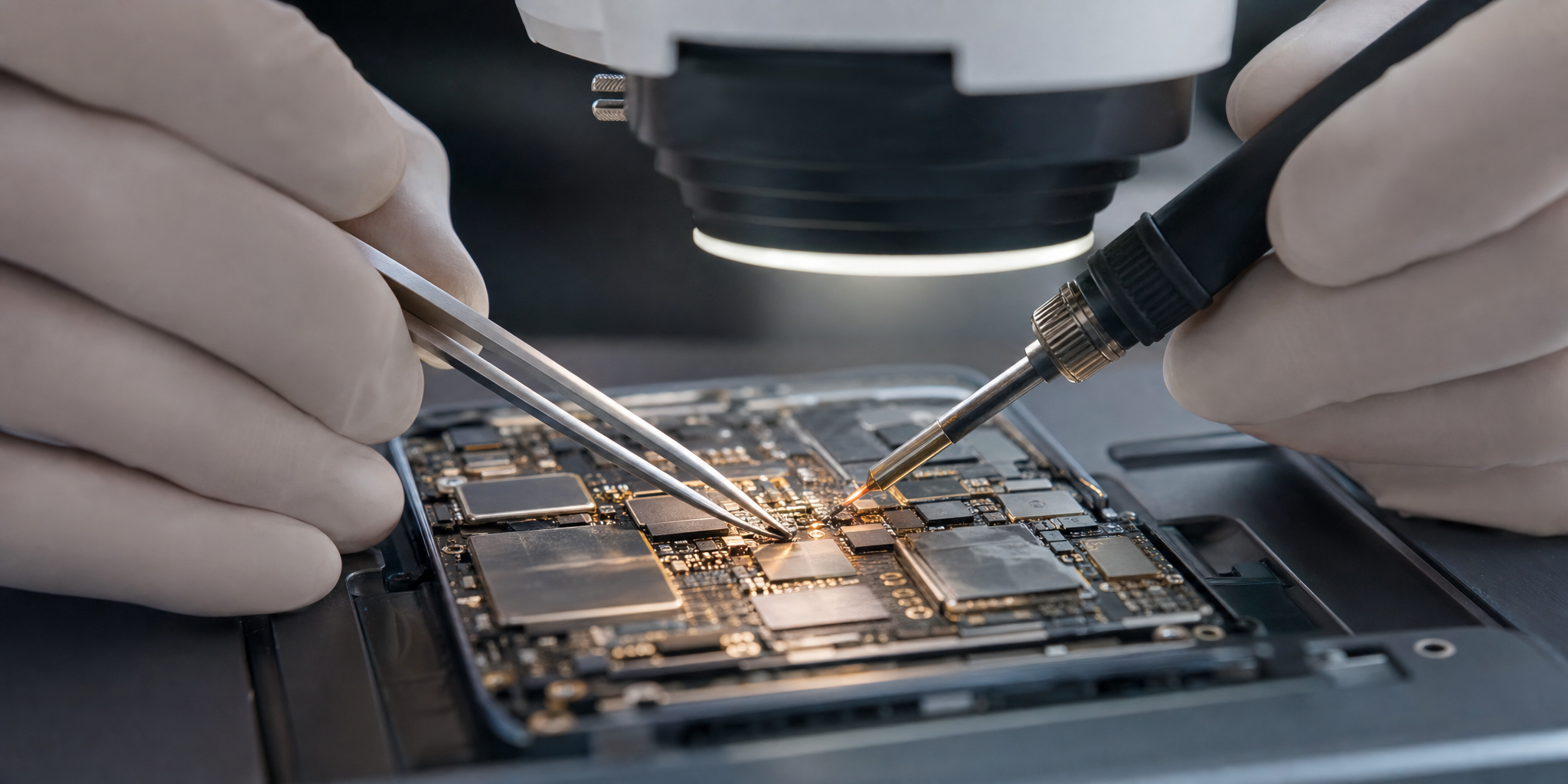 Réparation micro-soudure iPhone 17 Pro : L'expertise carte mère chez Mobile House