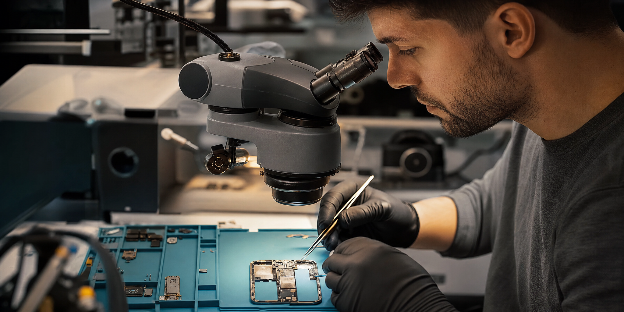 Réparation micro-soudure iPhone 16 Pro : Sauvez votre carte mère chez Mobile House