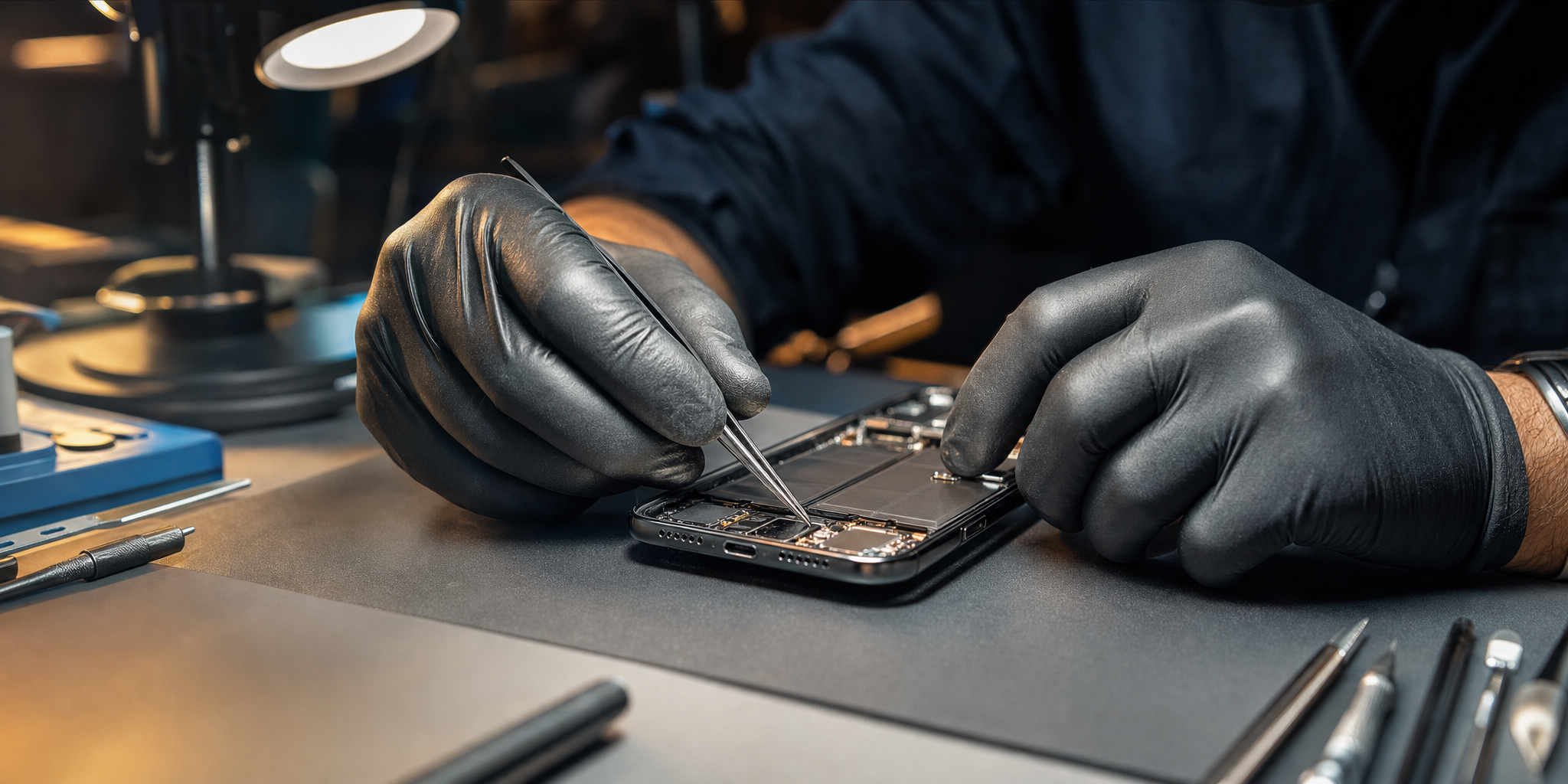 Réparation et Changement du Connecteur de Charge sur iPhone 18 Pro Max à Lille Flandres