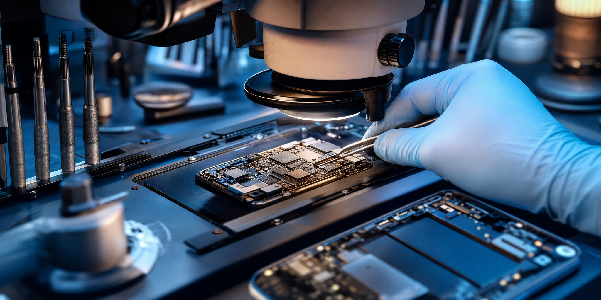 Réparation Carte Mère iPhone 17 : L'Expertise Micro-Soudure Mobile House