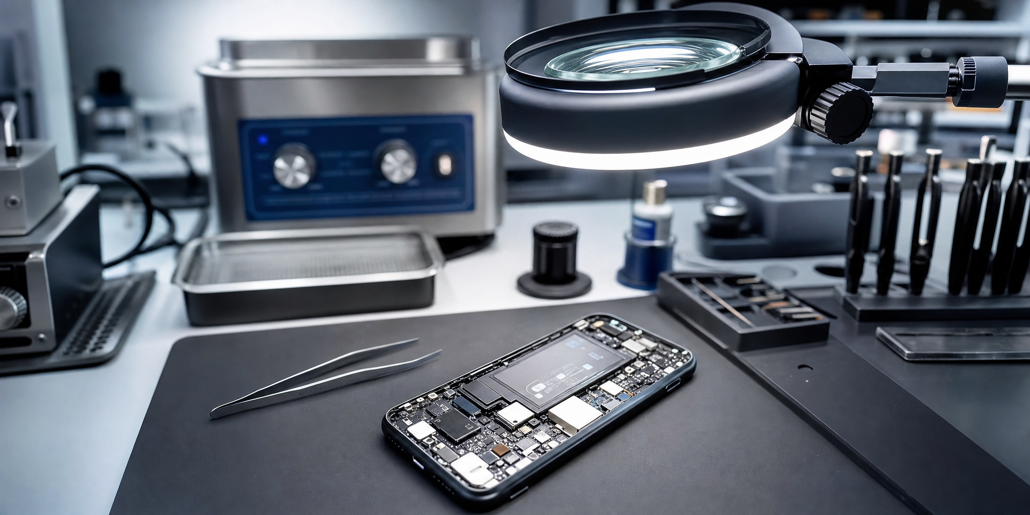 Réparation et désoxydation sur iPhone 18 : sauvez votre appareil des dégâts des eaux