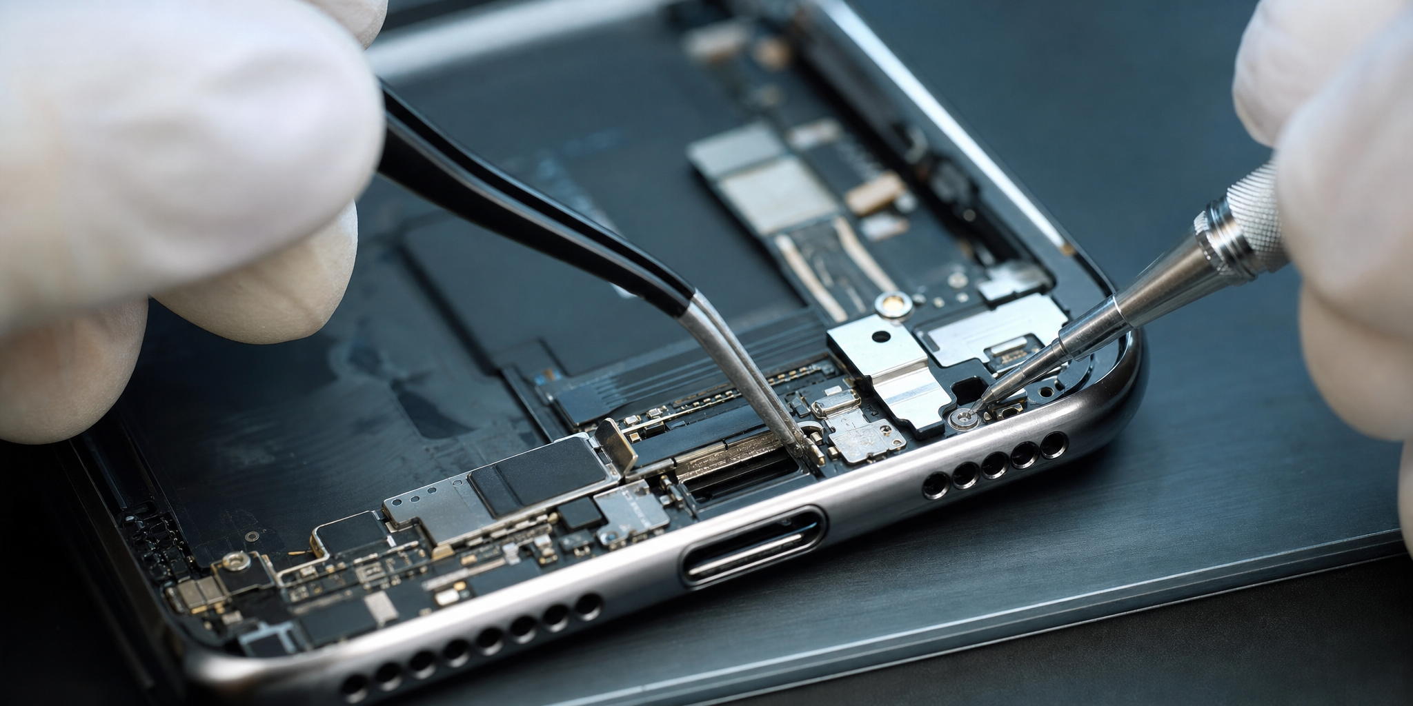 Réparation et changement de connecteur de charge sur iPhone 18 à Tourcoing