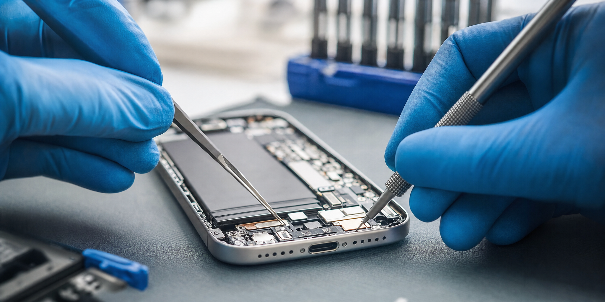 Réparation et changement de connecteur de charge sur iPhone 16 Pro : l'expertise Mobile House