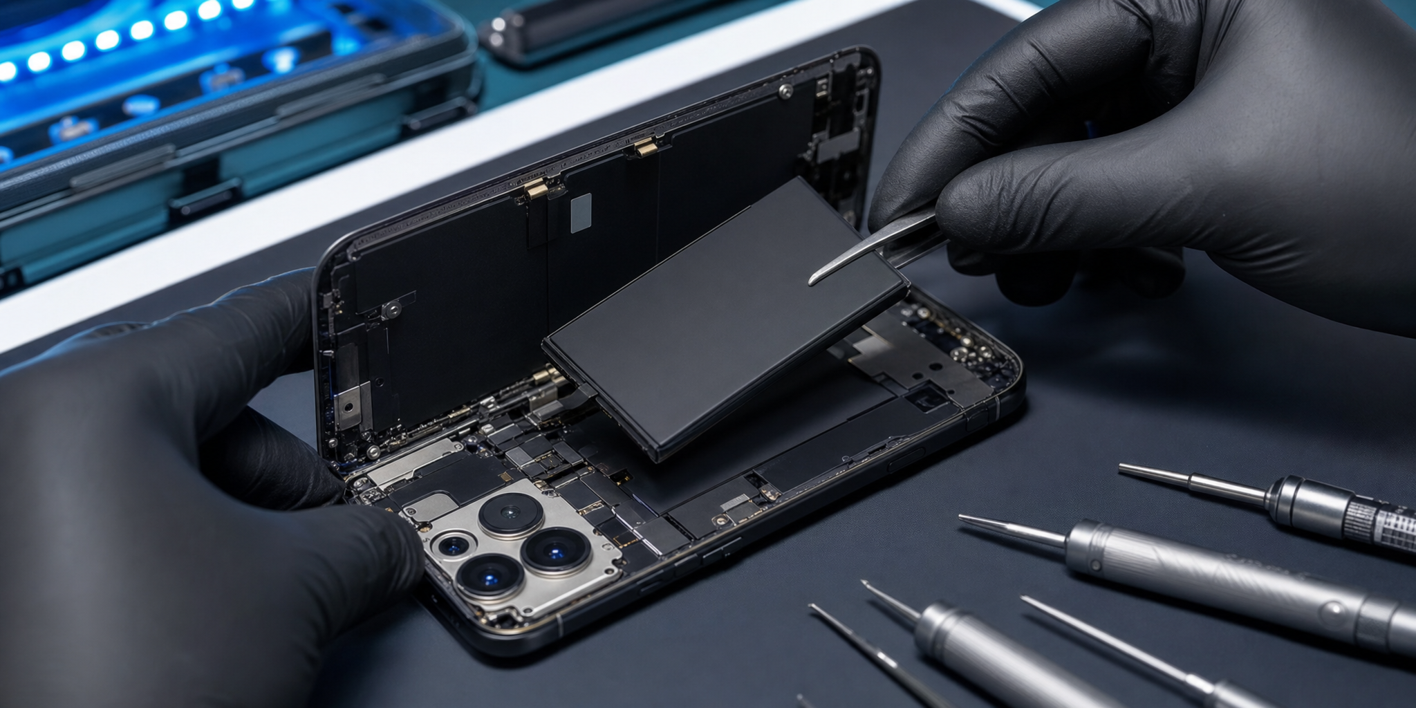 Réparation et Changement de Batterie iPhone 17 Pro : Expertise Express à Gare Lille Flandres
