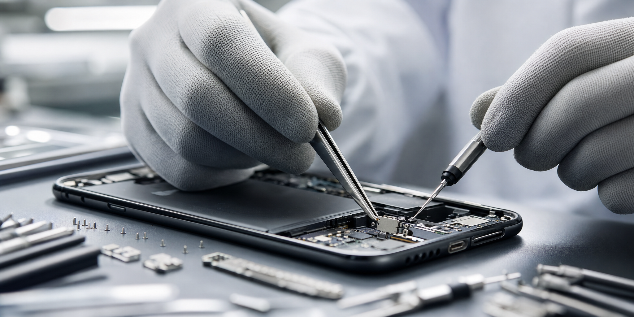 Réparation et changement du connecteur de charge sur iPhone 18 Pro Max à Lille Centre