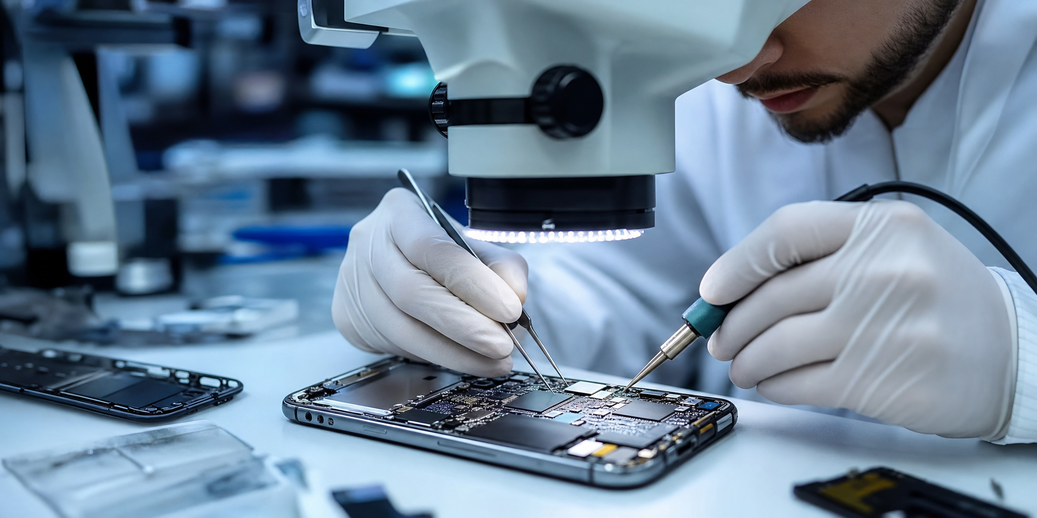 Réparation micro-soudure sur iPhone 18 : L'expertise technique Mobile House à Lille