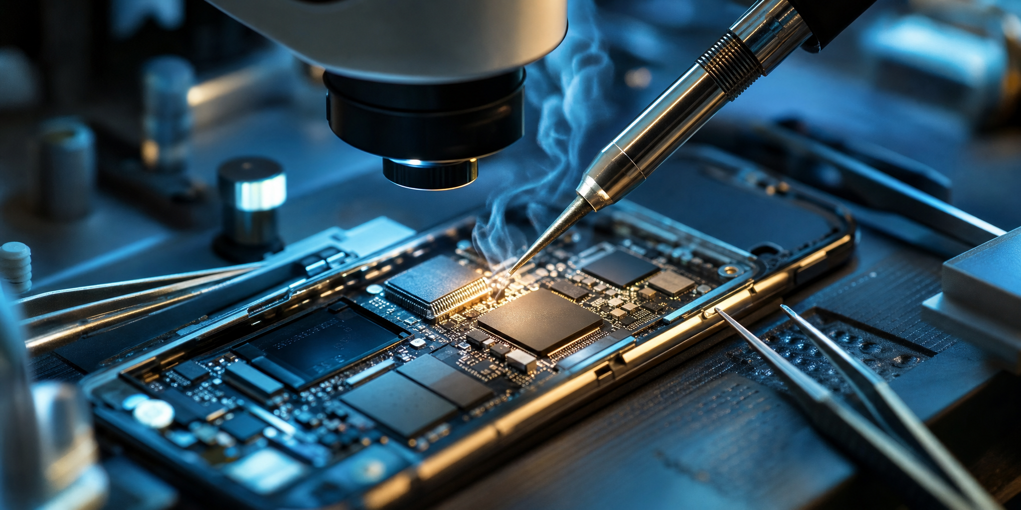 Réparation par micro-soudure sur iPhone 17 Pro : L'expertise carte mère à Roubaix