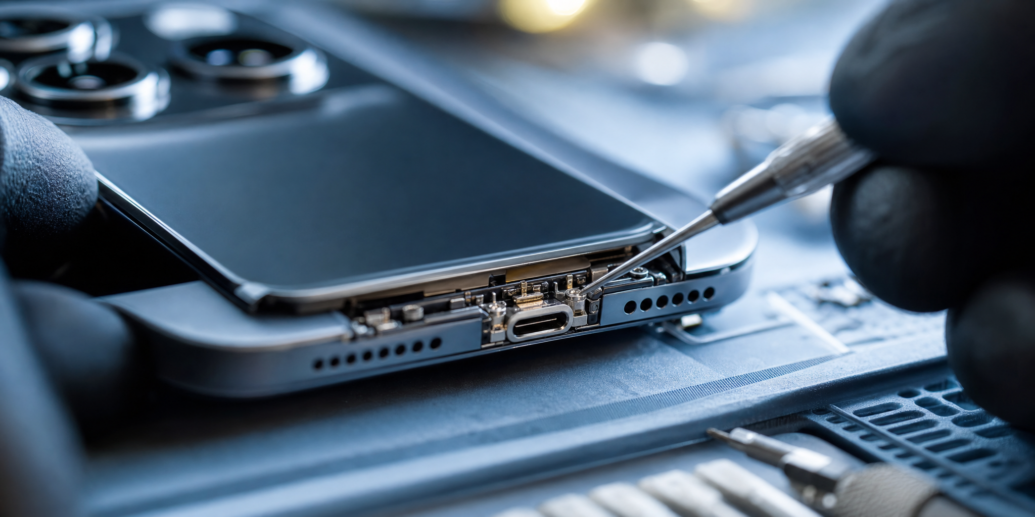 Réparation du connecteur de charge iPhone 17 : Diagnostic et remplacement express