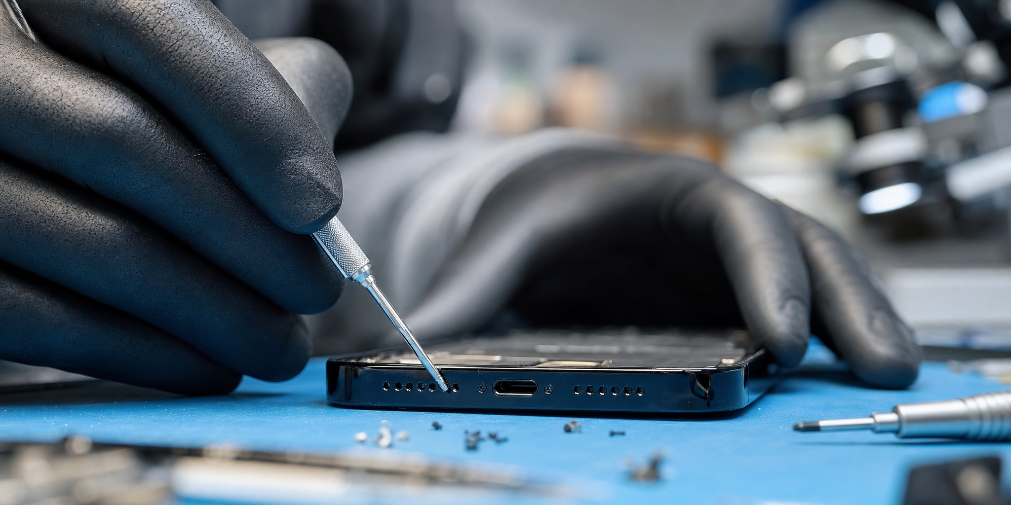 Réparation et Changement du Connecteur de Charge iPhone 14 à Roubaix