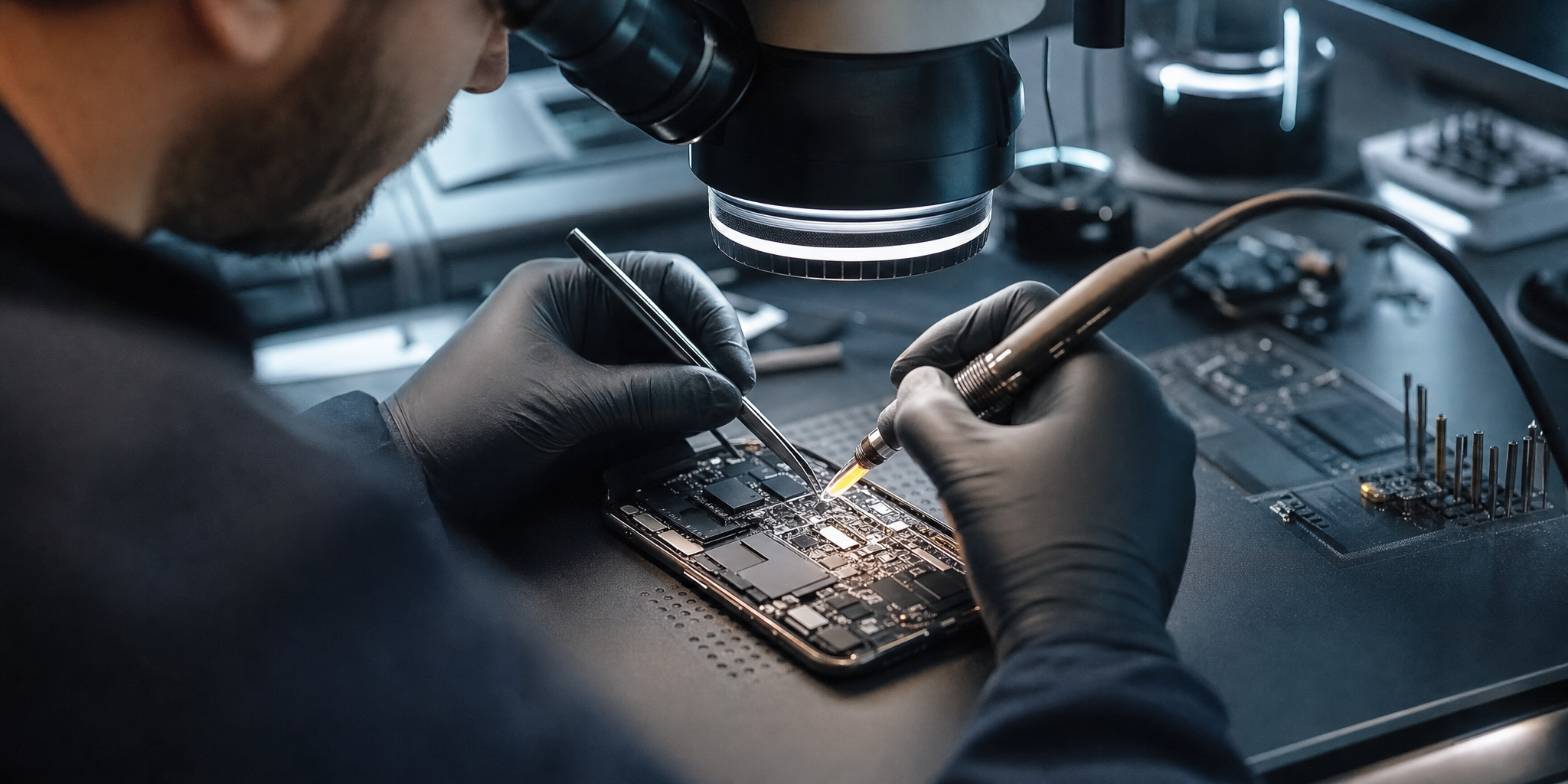 Réparation de carte mère iPhone 16 Pro à Marcq-en-Barœul : L'expertise micro-soudure Mobile House