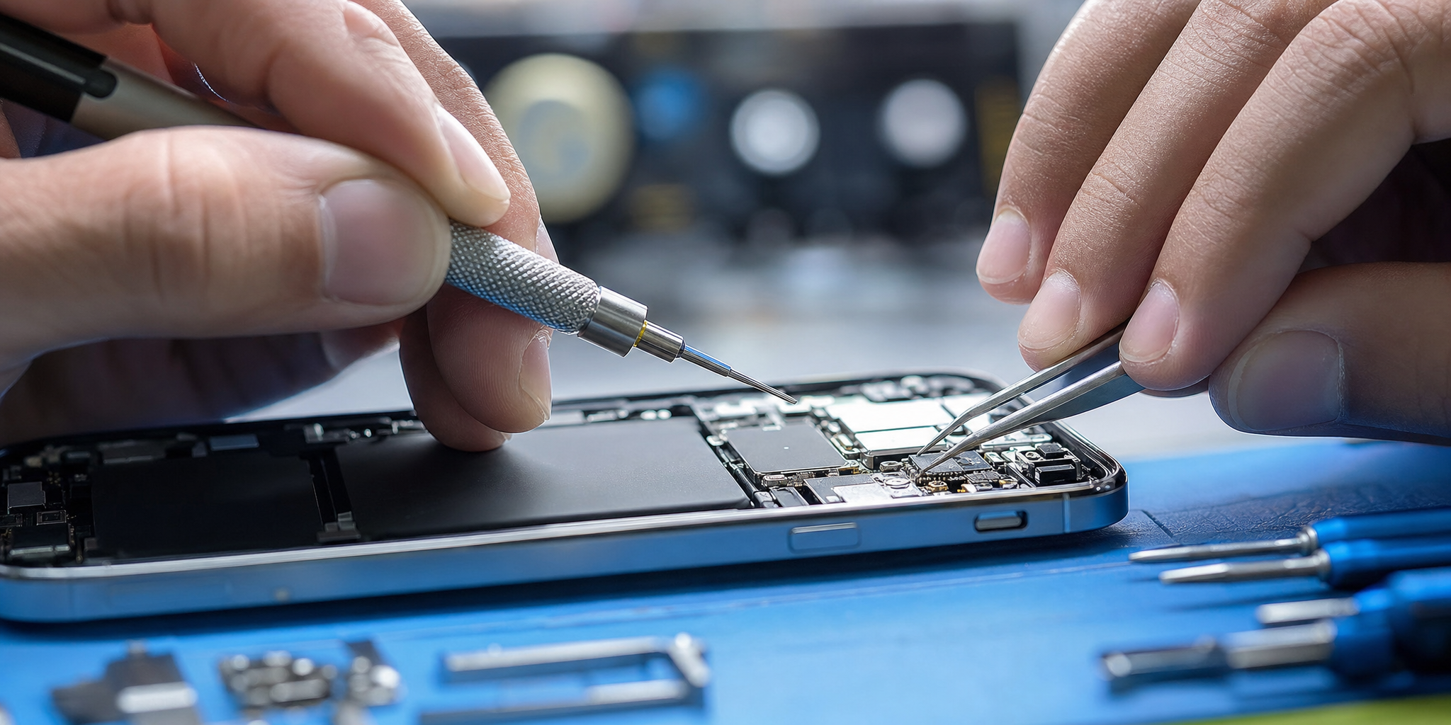 Réparation et changement de connecteur de charge sur iPhone 14 à Lille Centre