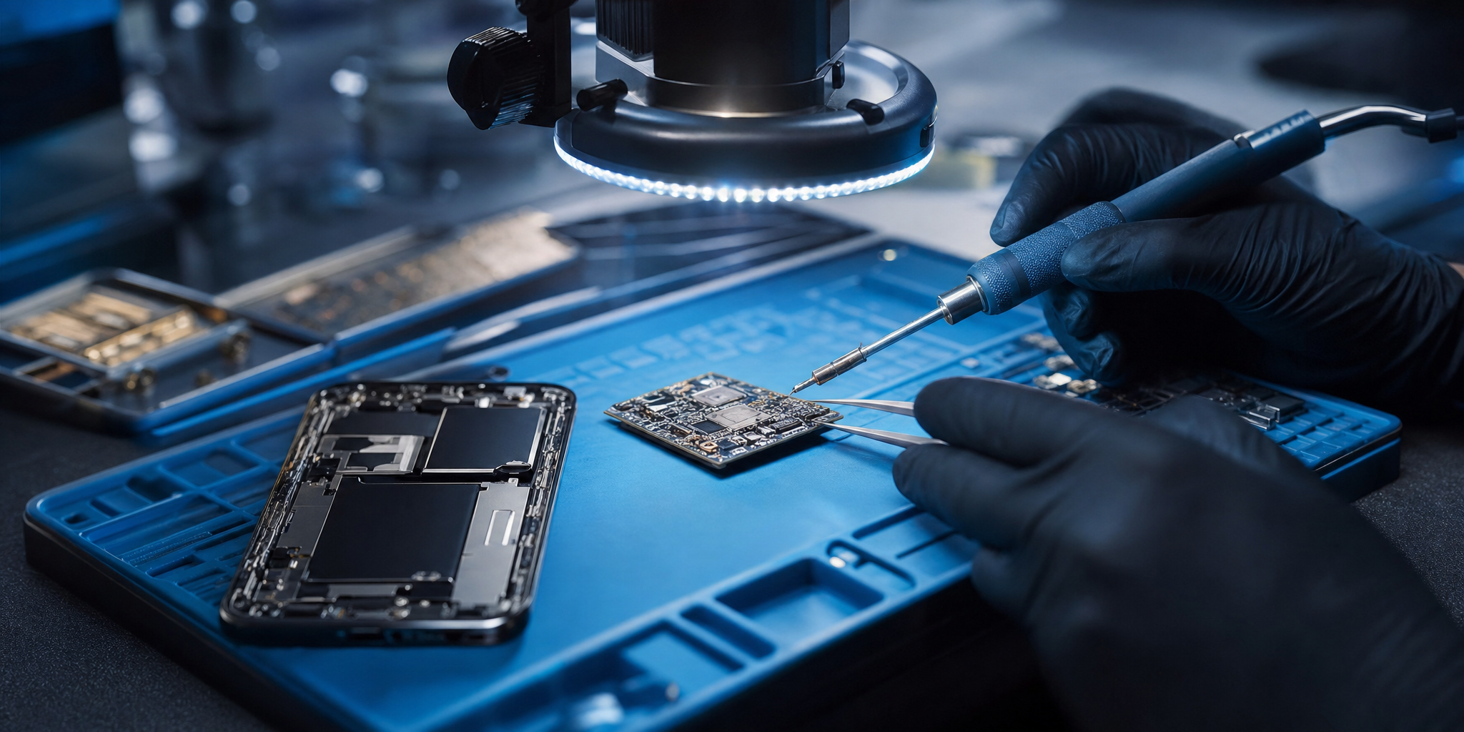 Réparation Carte Mère iPhone 14 Pro à Roubaix : L'Expertise Micro-Soudure Mobile House