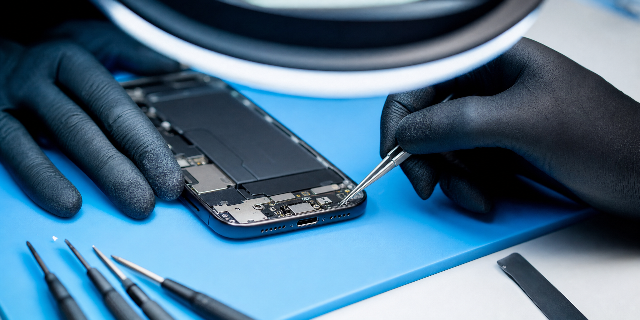 Réparation et Changement du Connecteur de Charge sur iPhone 16 à Marcq-en-Barœul