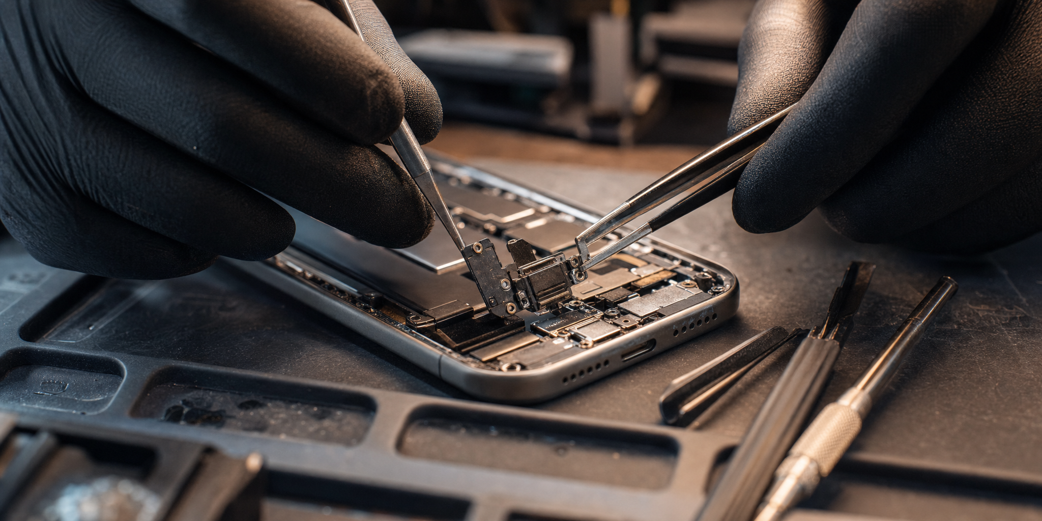 Réparation et changement du connecteur de charge iPhone 15 à Lambersart