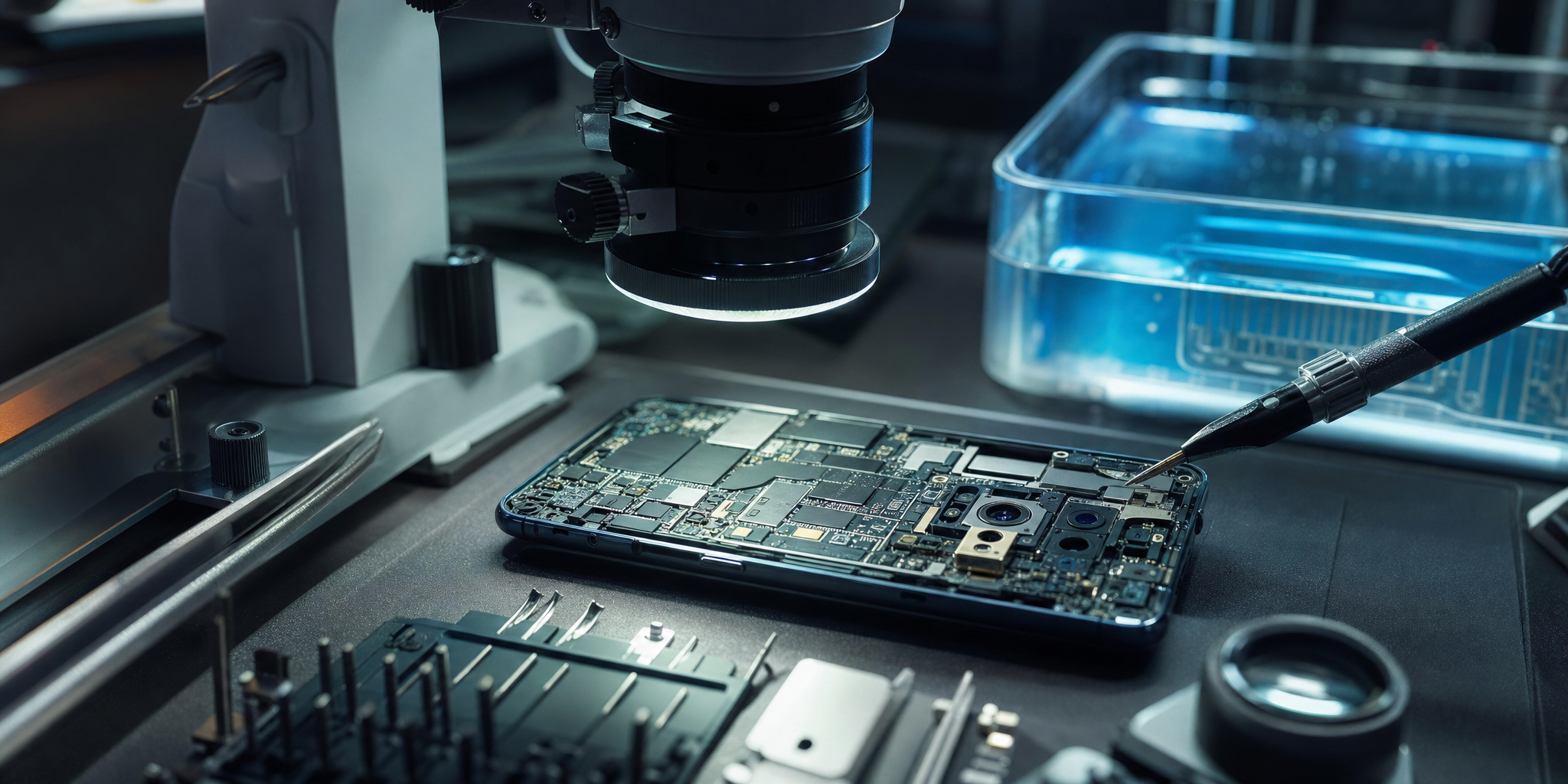 Réparation et Désoxydation d'iPhone 18 Pro Max à Villeneuve-d'Ascq : Le Protocole Expert