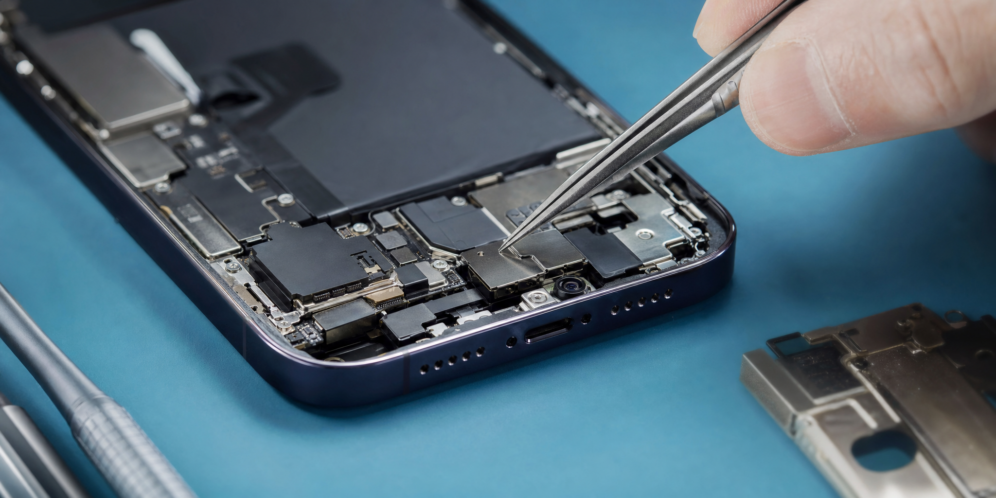 Réparation et Remplacement de Haut-Parleur iPhone 14 Pro à Marcq-en-Barœul