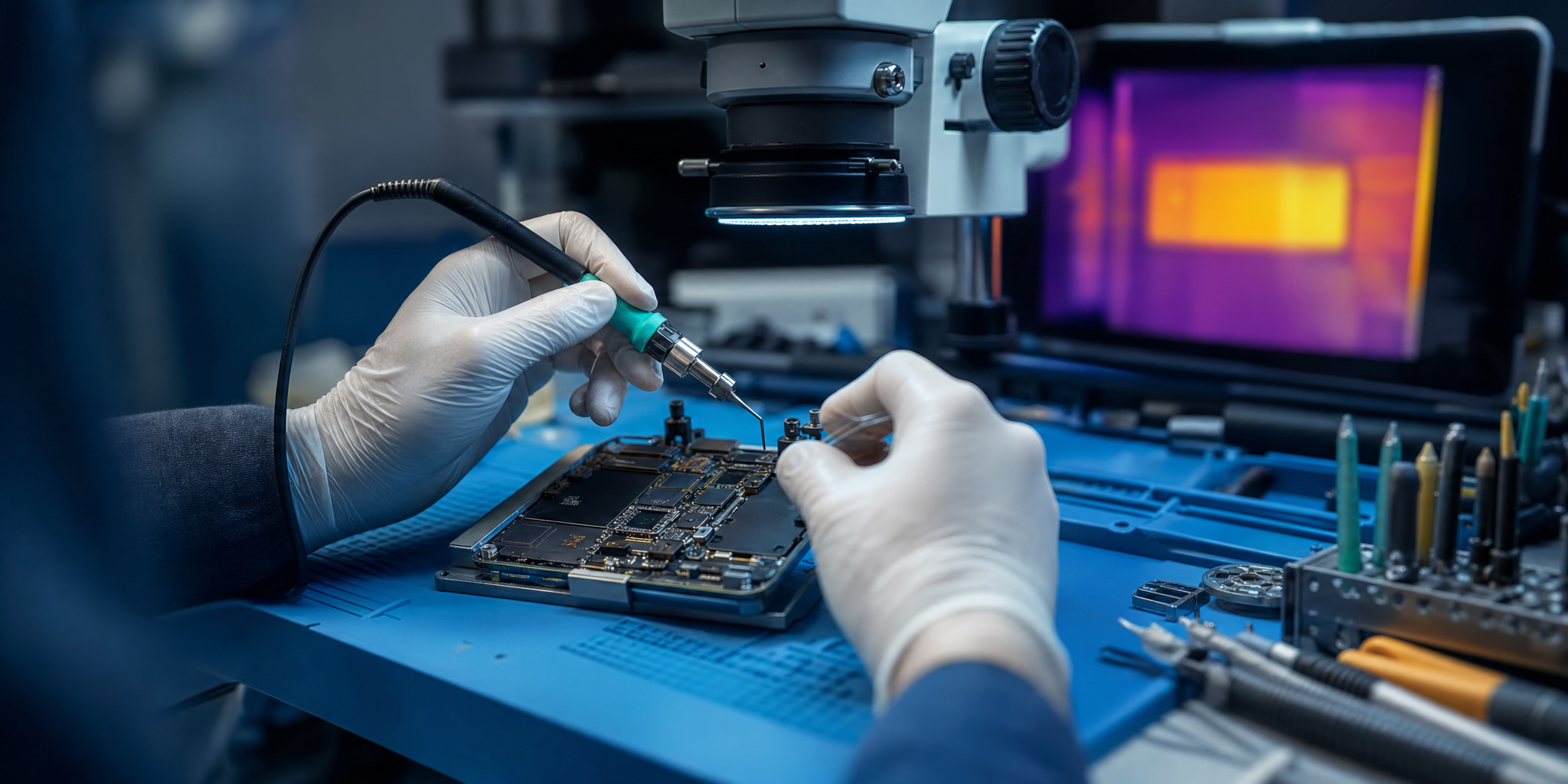 Réparation Carte Mère iPhone 14 Pro à Villeneuve-d'Ascq : L'Expertise Micro-Soudure