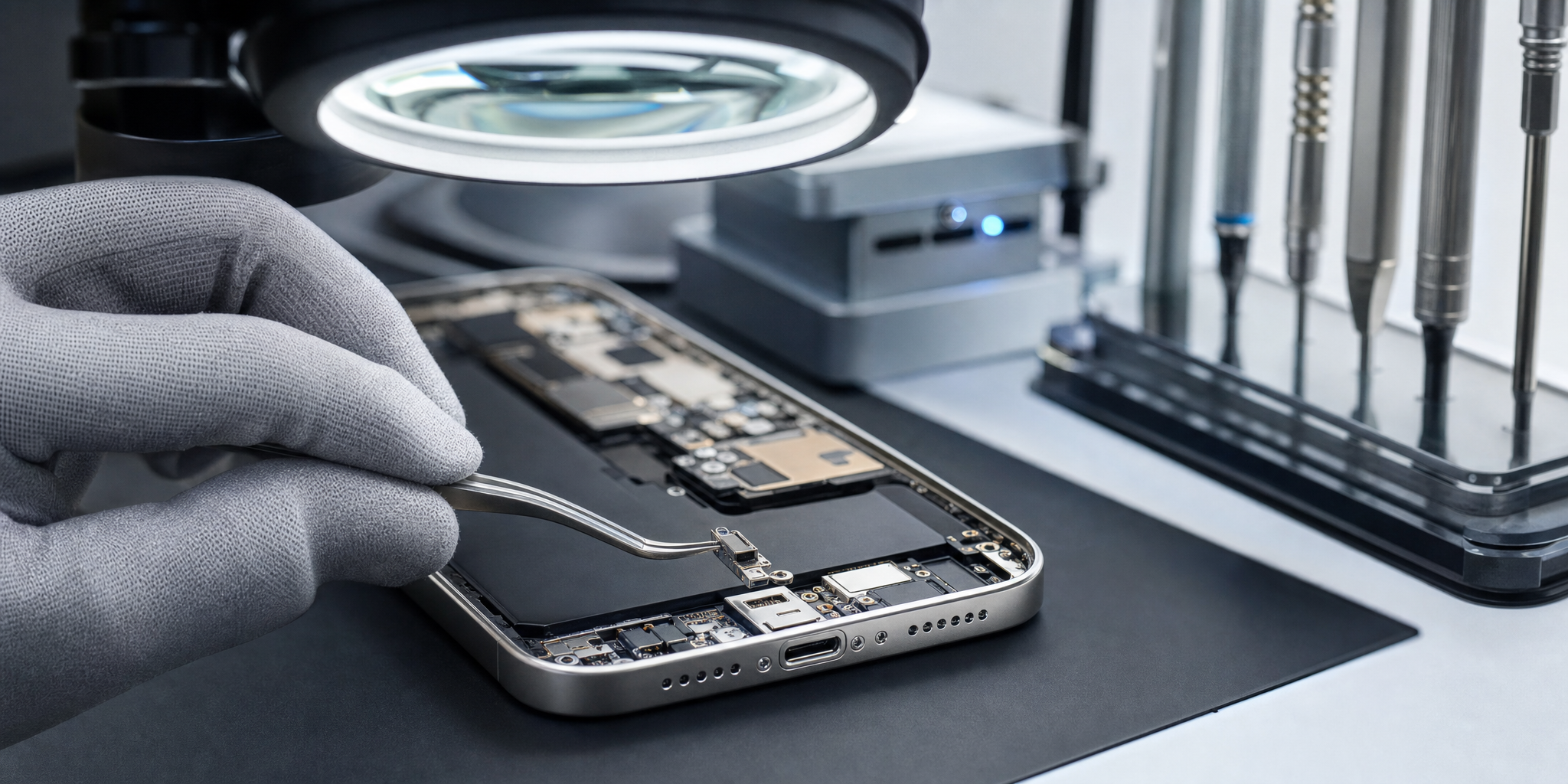 Réparation et Changement de Connecteur de Charge sur iPhone 17 à Villeneuve-d'Ascq