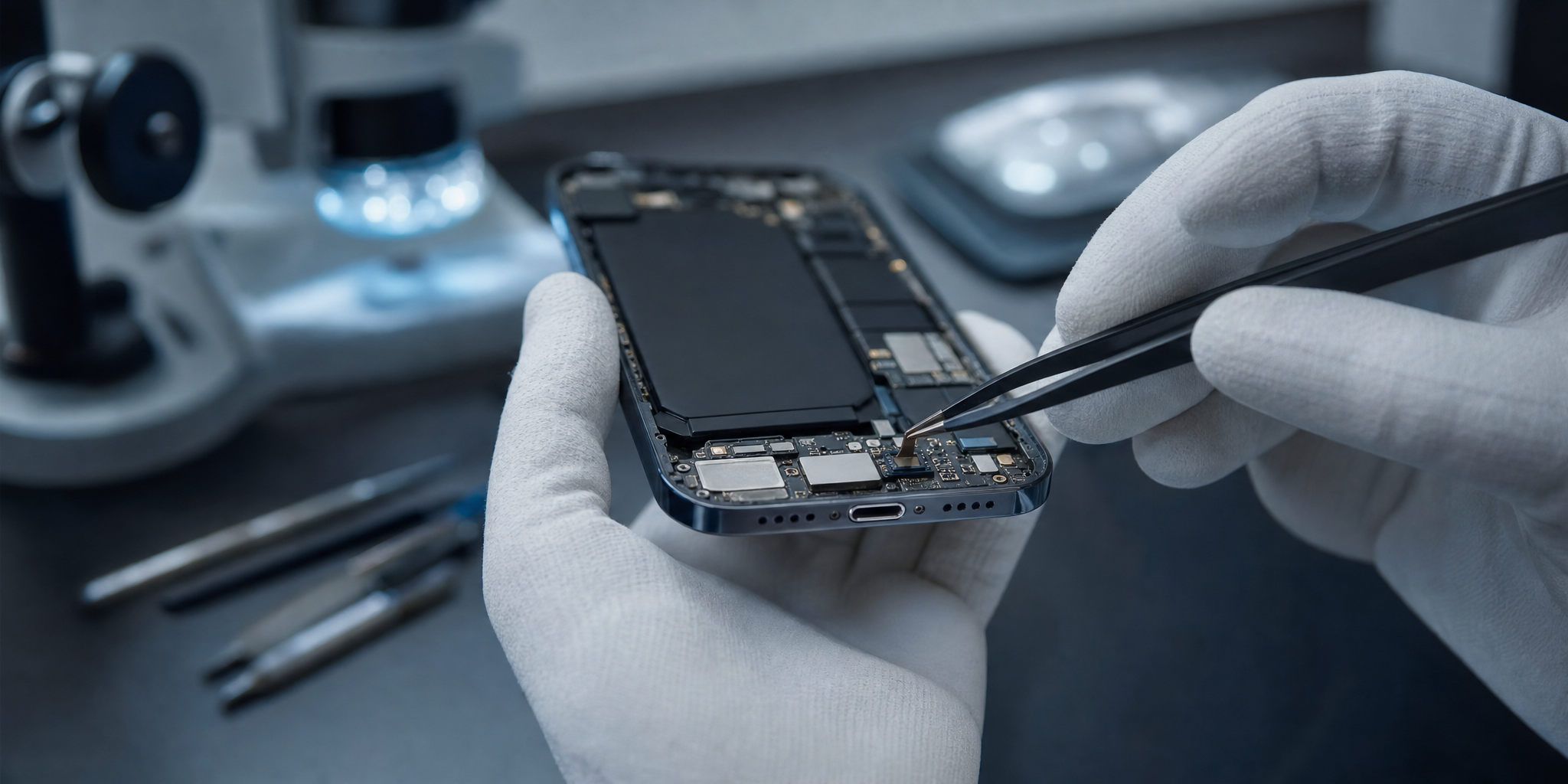 Réparation et changement du connecteur de charge iPhone 16 à Marcq-en-Barœul