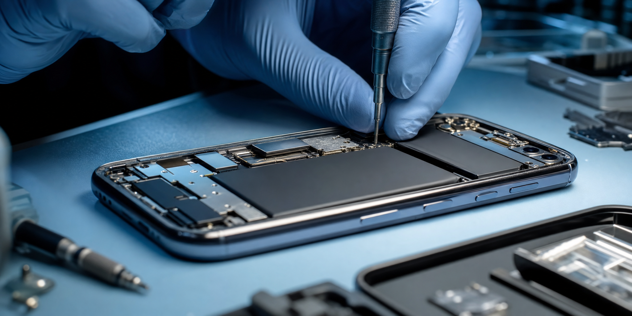 Réparation et changement de batterie iPhone 16 Pro à Lille Gare Flandres