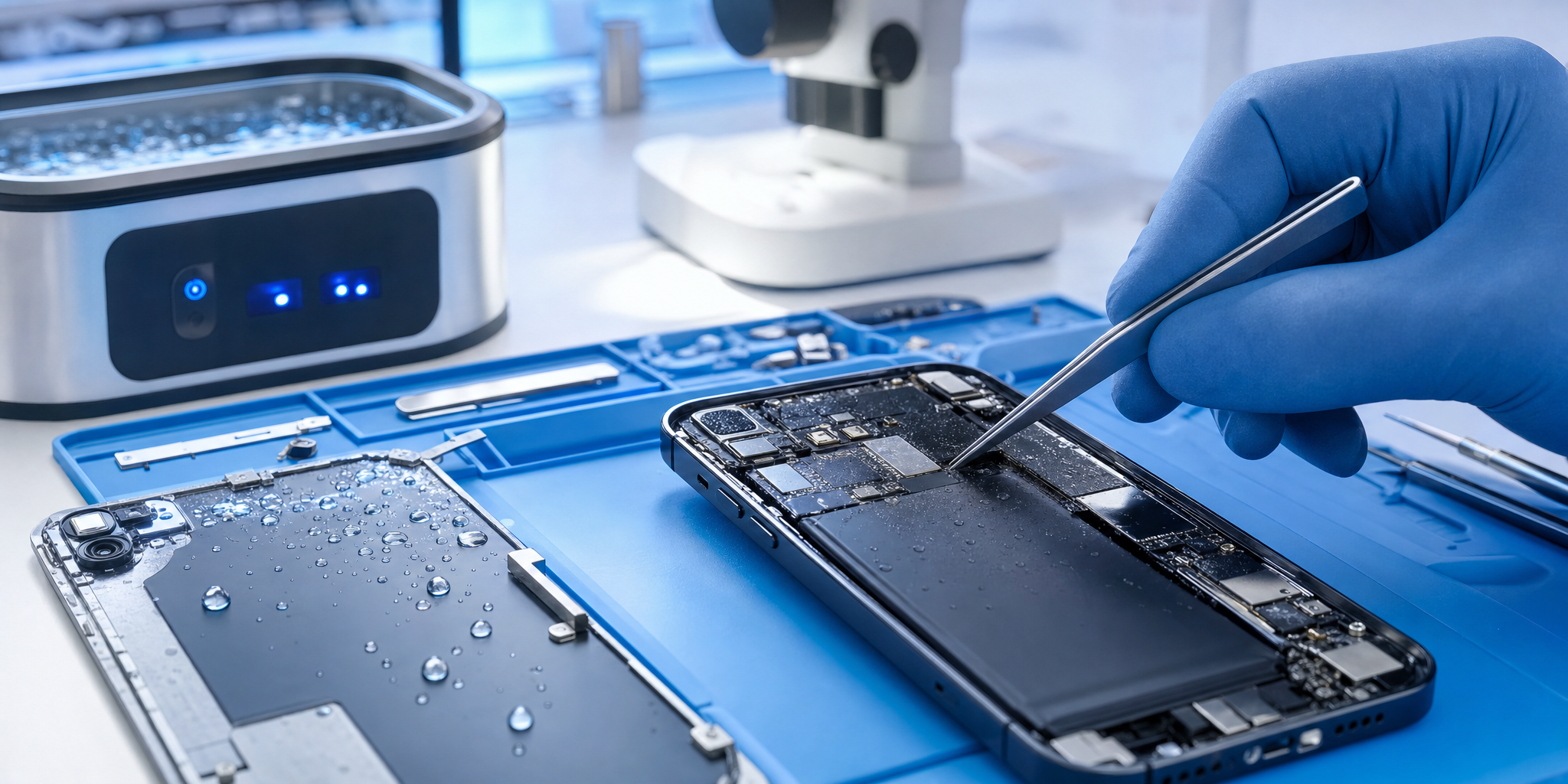 Réparation et Désoxydation sur iPhone 16 à Villeneuve-d'Ascq : Sauvez Votre Smartphone de l'Eau