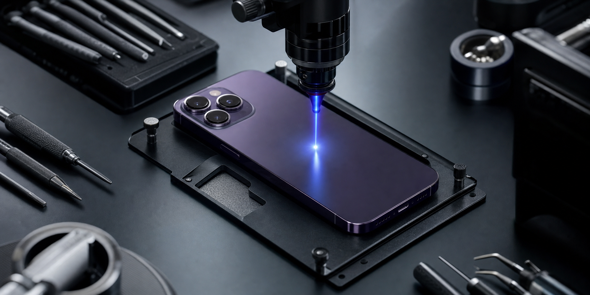 Réparation et Changement de Vitre Arrière iPhone 14 Pro à Lille Centre
