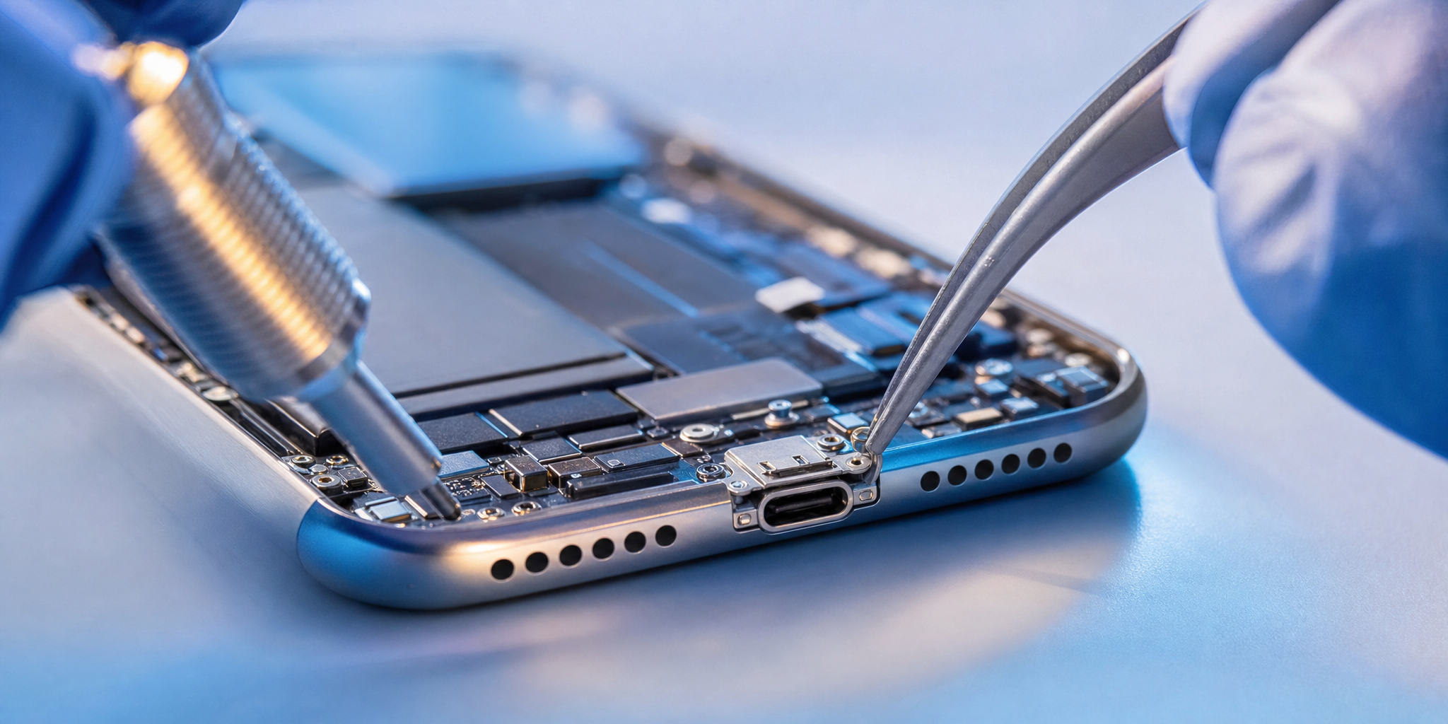 Réparation et Changement du Connecteur de Charge iPhone 18 Pro Max à Lambersart