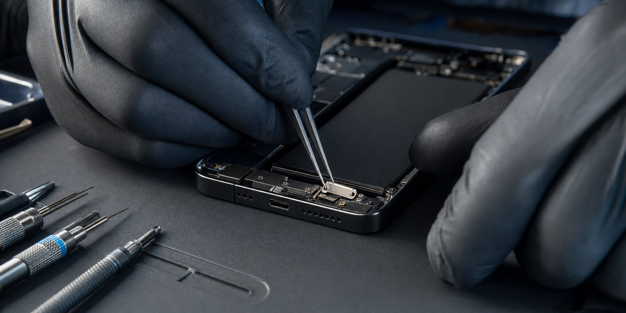 Réparation et Changement du Connecteur de Charge iPhone 15 Pro à Lille Centre