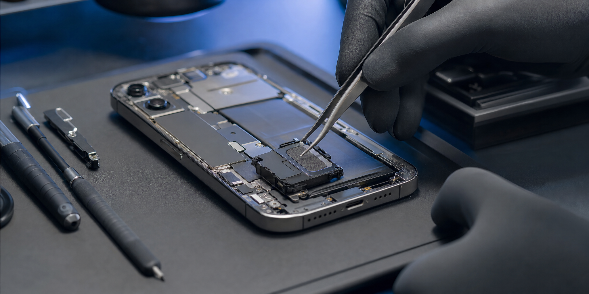 Réparation et Remplacement de Haut-Parleur iPhone 16 à Gare Lille Flandres