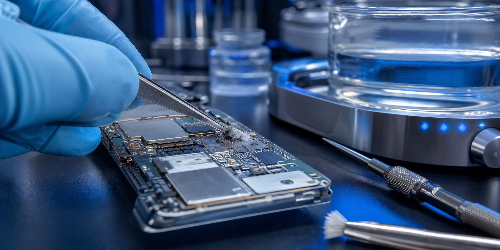 Réparation et désoxydation d'iPhone 16 : sauvez votre smartphone oxydé