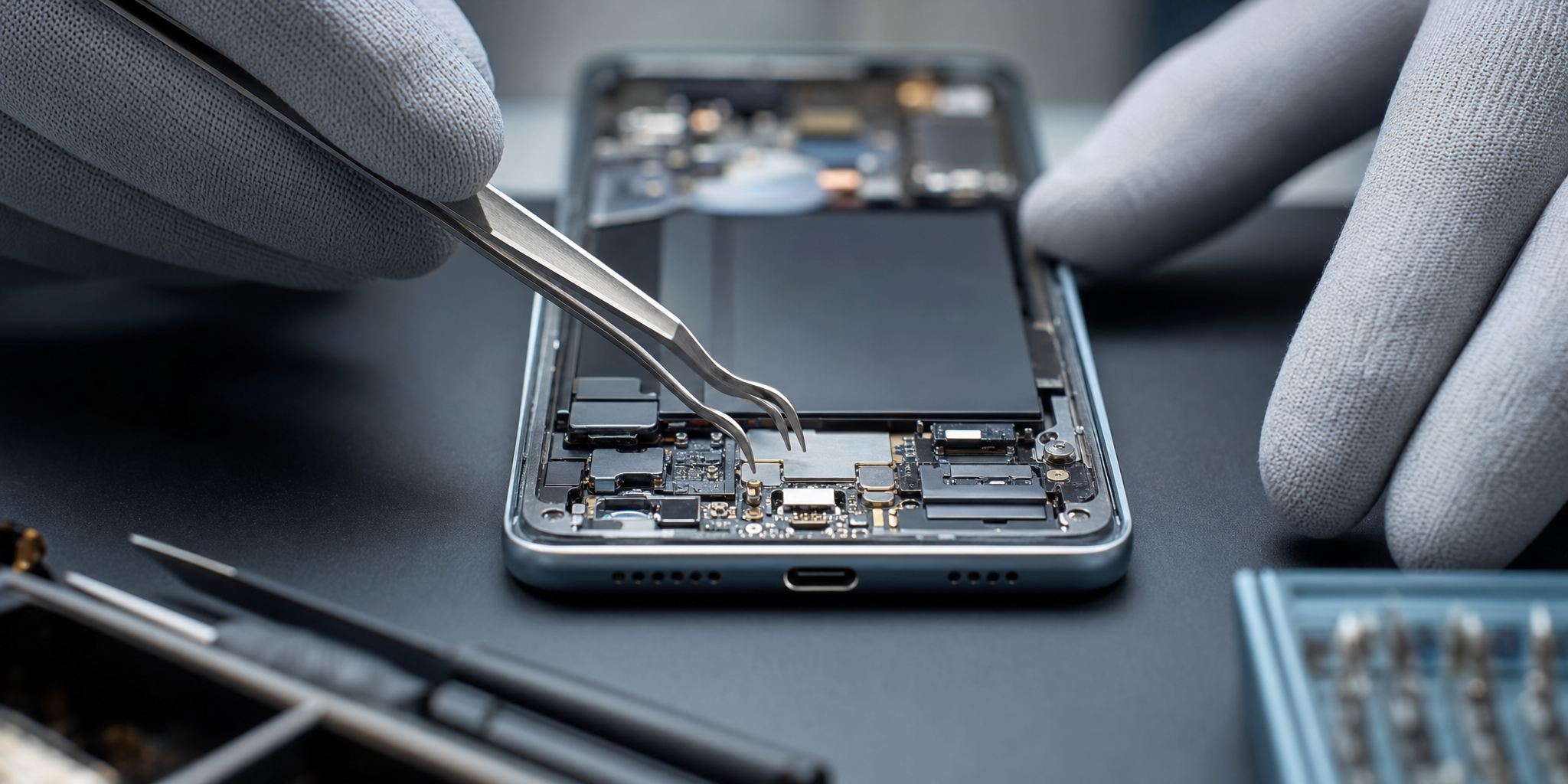 Réparation et changement du connecteur de charge pour iPhone 17 Pro à Marcq-en-Barœul