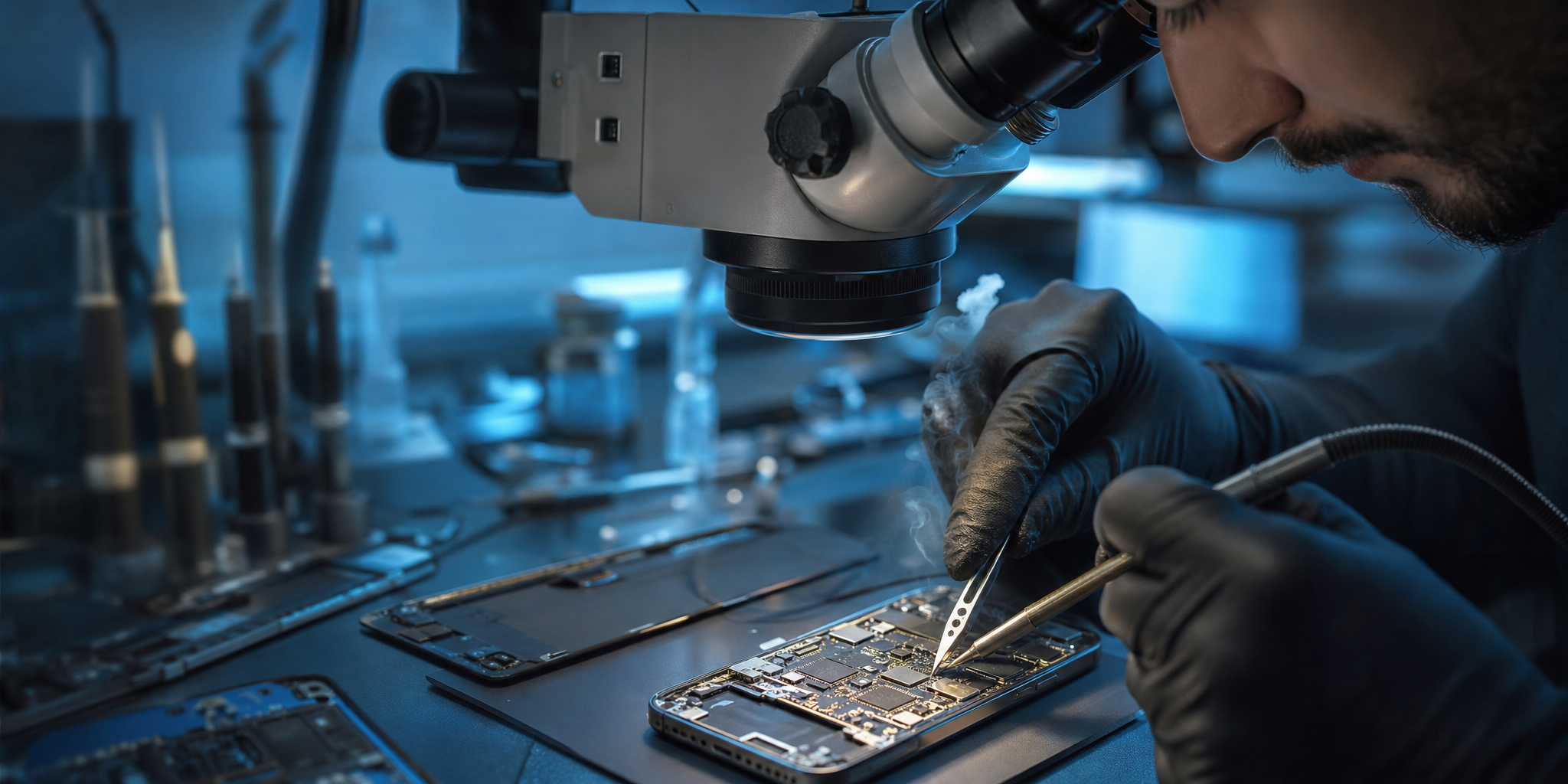 Réparation par micro-soudure sur iPhone 16 : Expertise carte mère à Wazemmes