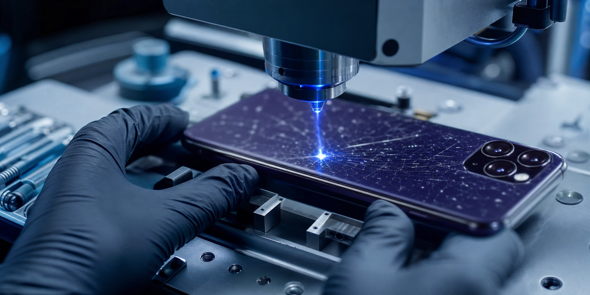 Changement de vitre arrière iPhone 14 Pro à Wazemmes : expertise et technologie laser