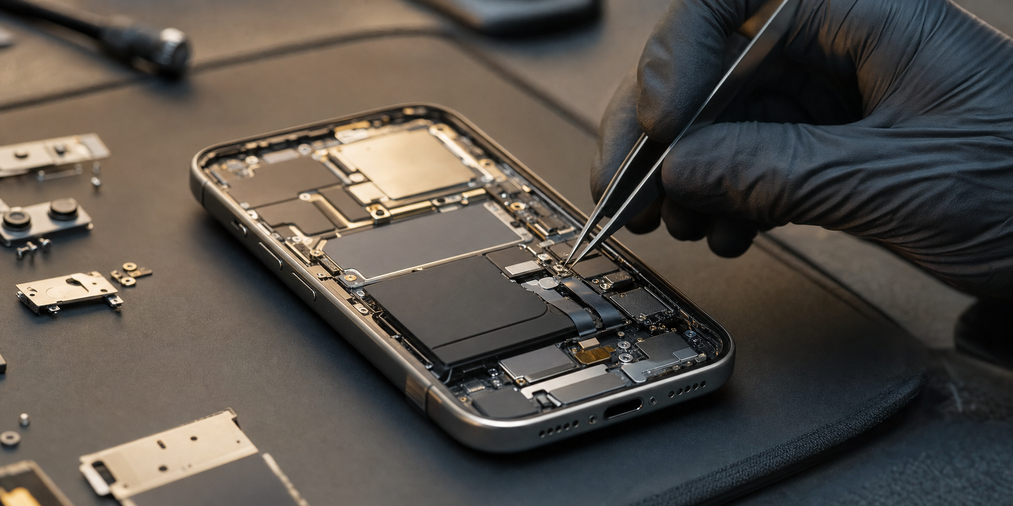 Réparation du Bouton Power sur iPhone 17 Pro à Marcq-en-Barœul (Ref: 19355)