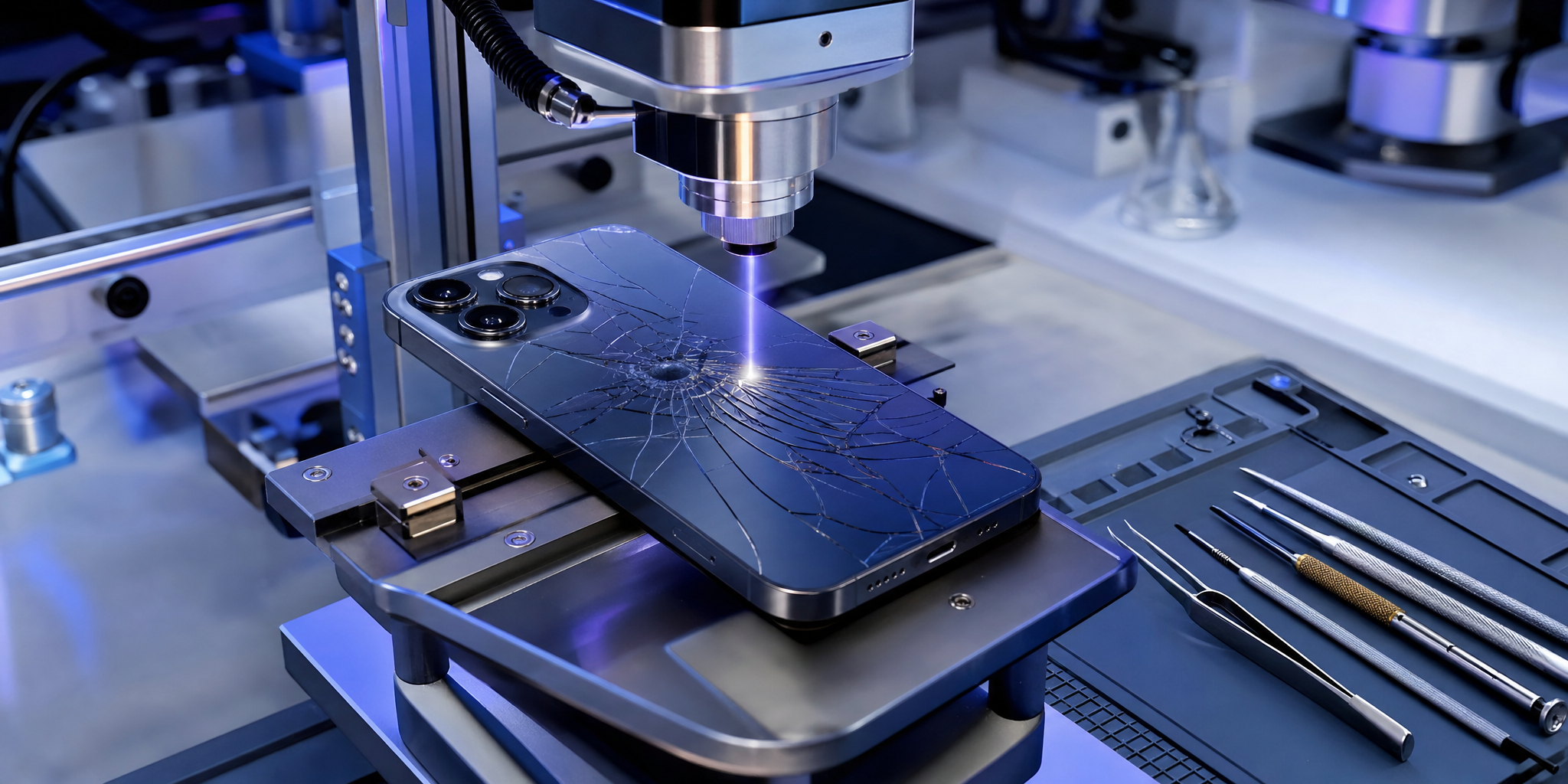 Réparation et remplacement de vitre arrière iPhone 14 Pro à Lambersart : l'expertise Mobile House