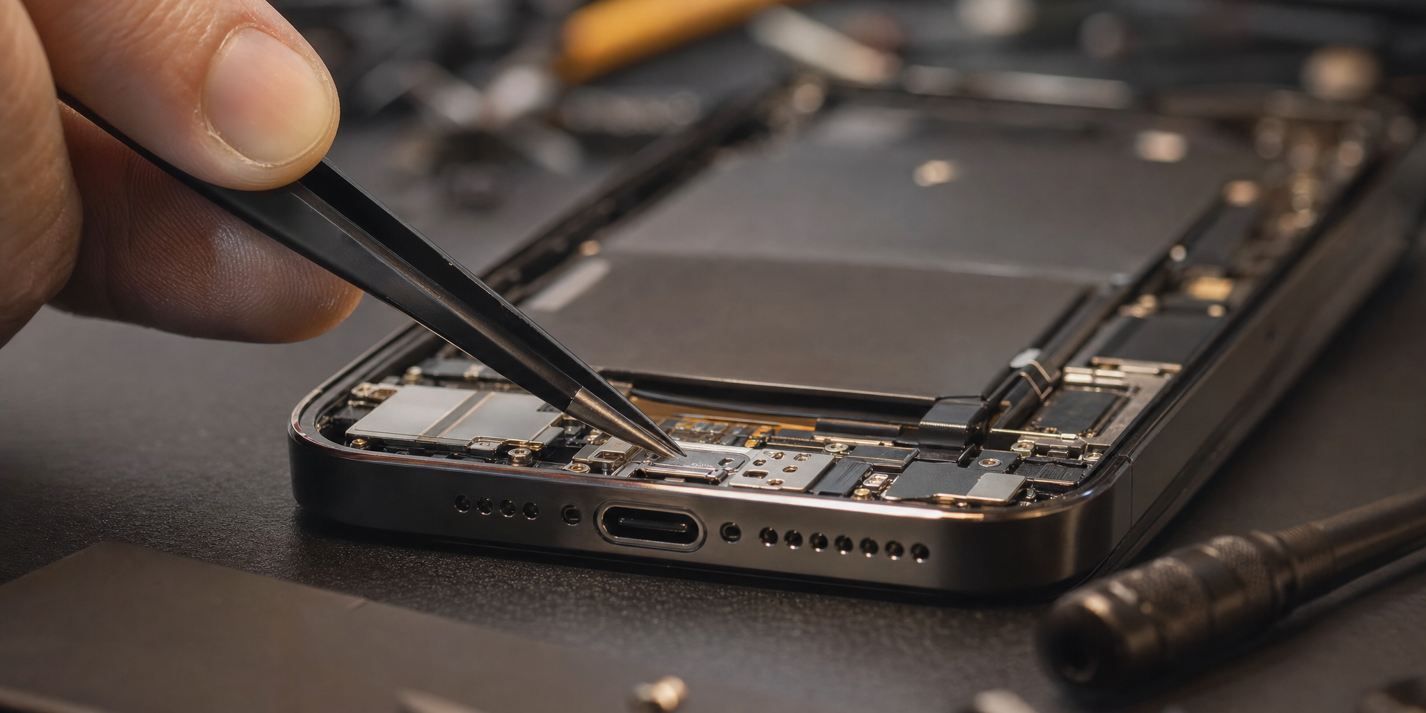 Réparation et remplacement du connecteur de charge sur iPhone 15 Pro : Le guide expert