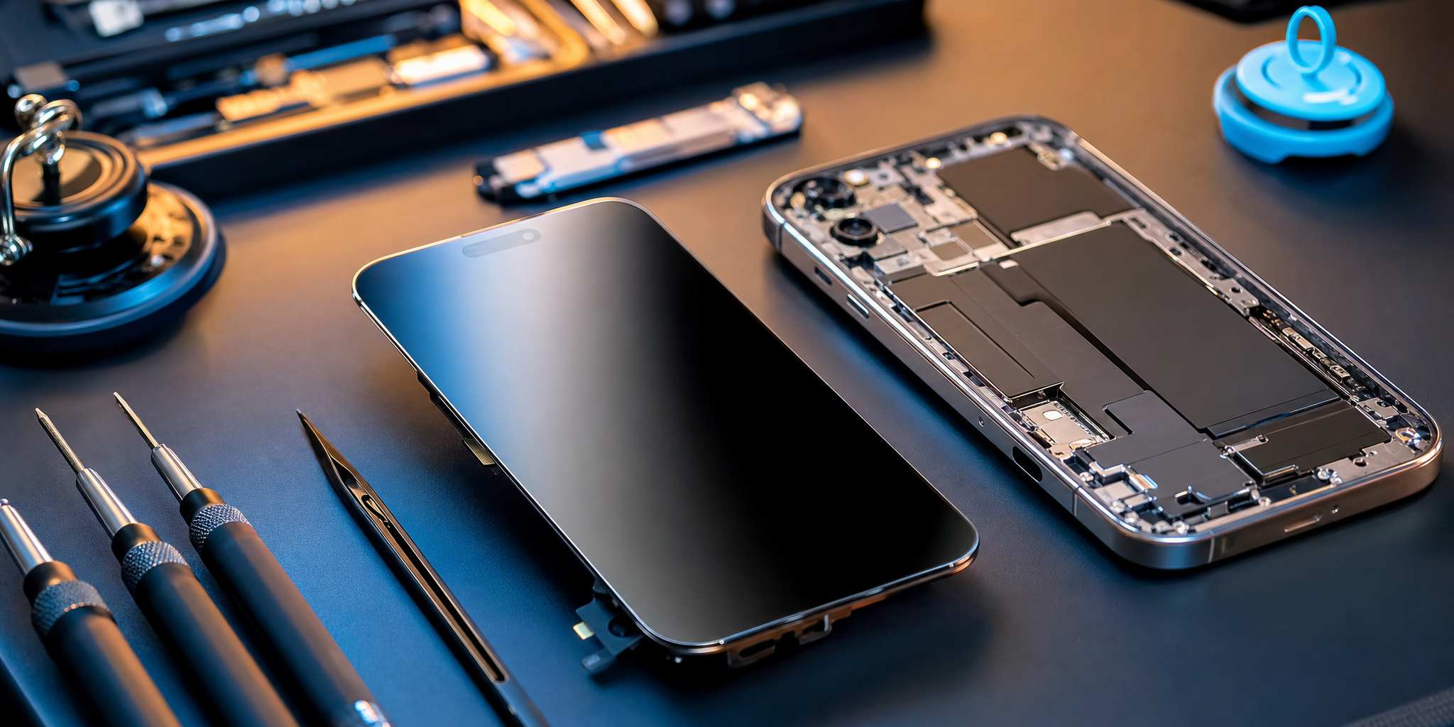 Réparation écran cassé sur iPhone 16 Pro à Villeneuve-d'Ascq (Dossier 31879) : L'expertise Mobile House