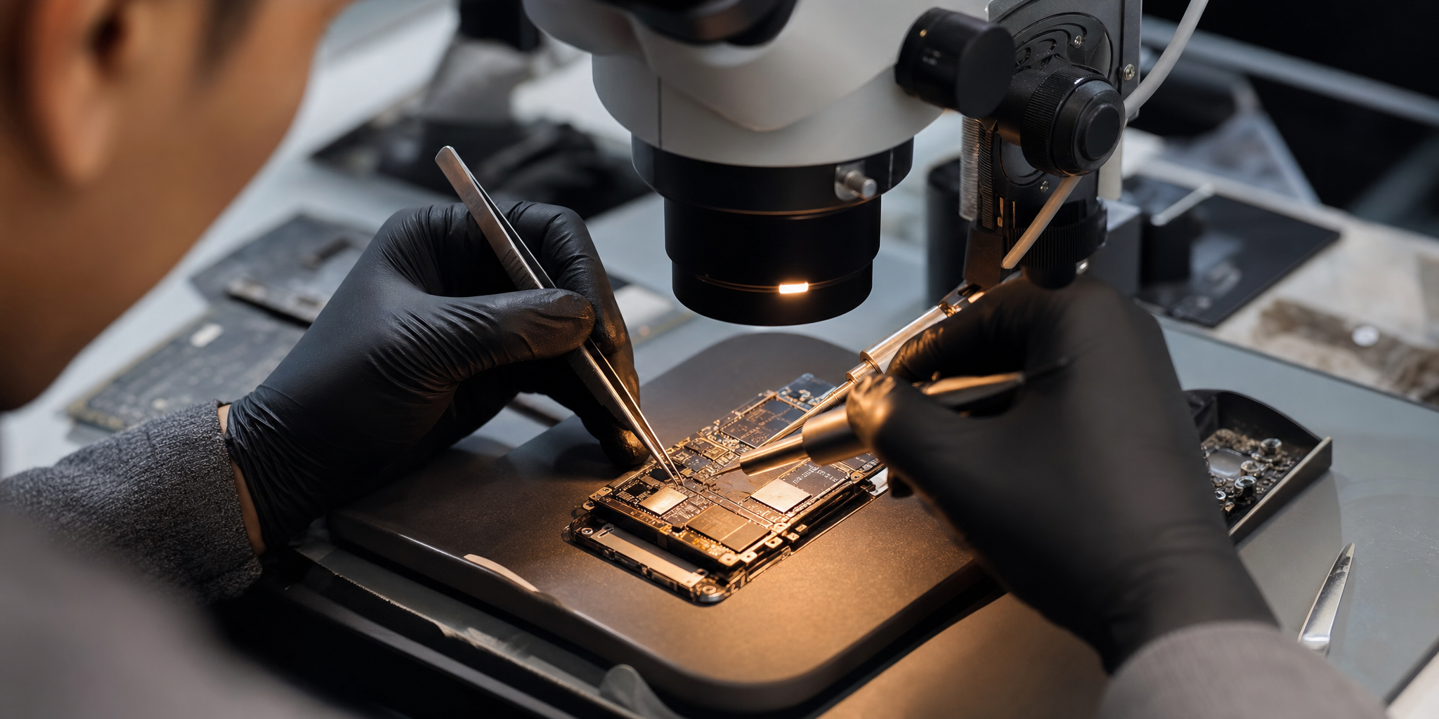Réparation Micro-Soudure sur iPhone 14 Pro : Diagnostic et Sauvetage Carte Mère (Ref: 58757)