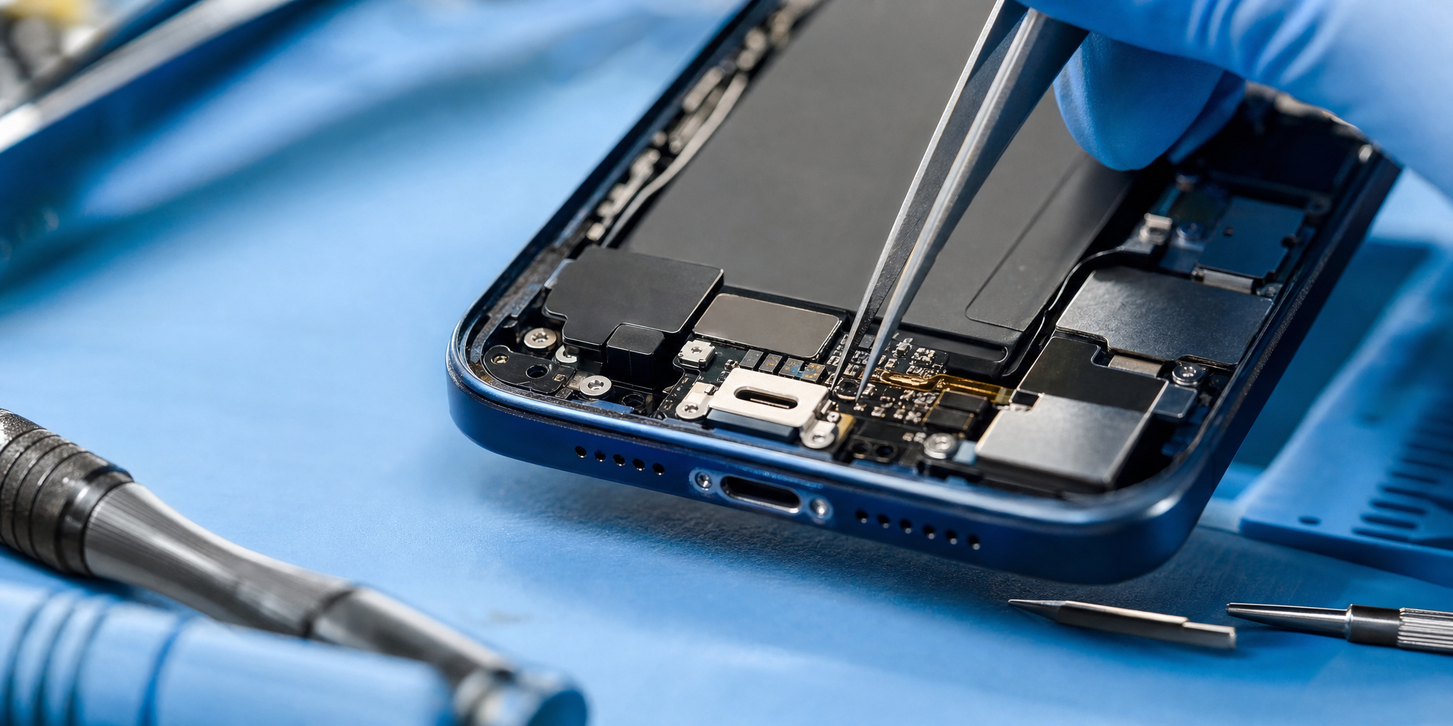 Réparation et Remplacement du Connecteur de Charge iPhone 15 à Lille Centre