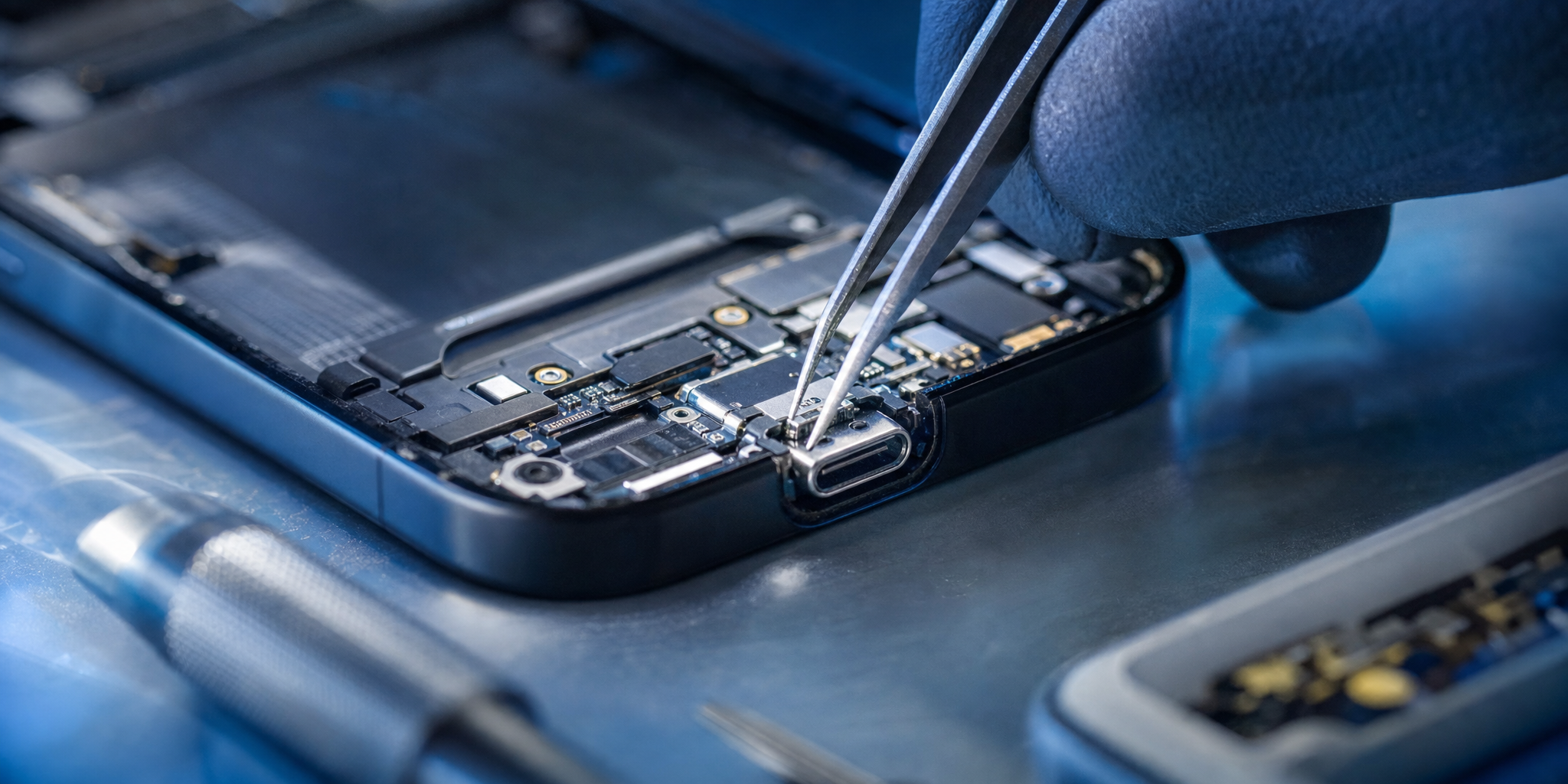 Réparation et Changement du Connecteur de Charge sur iPhone 17 à Lille Flandres