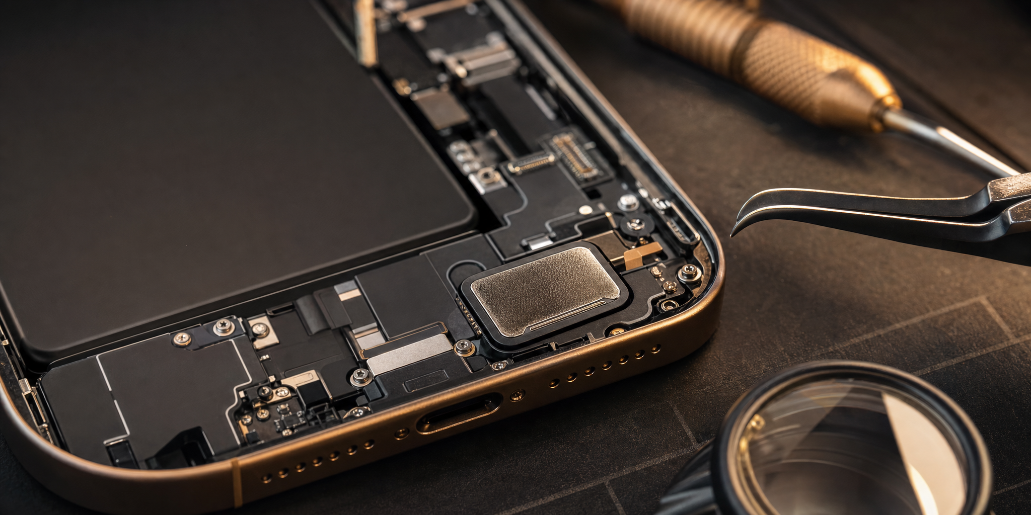 Réparation et Remplacement de Haut-Parleur sur iPhone 16 : L'Expertise Mobile House
