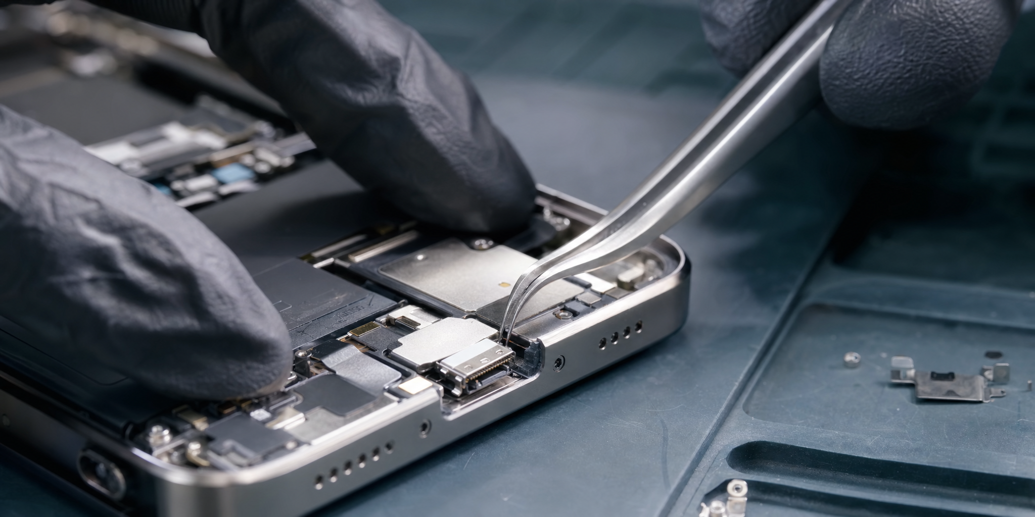 Réparation et changement de connecteur de charge sur iPhone 16 à Lambersart