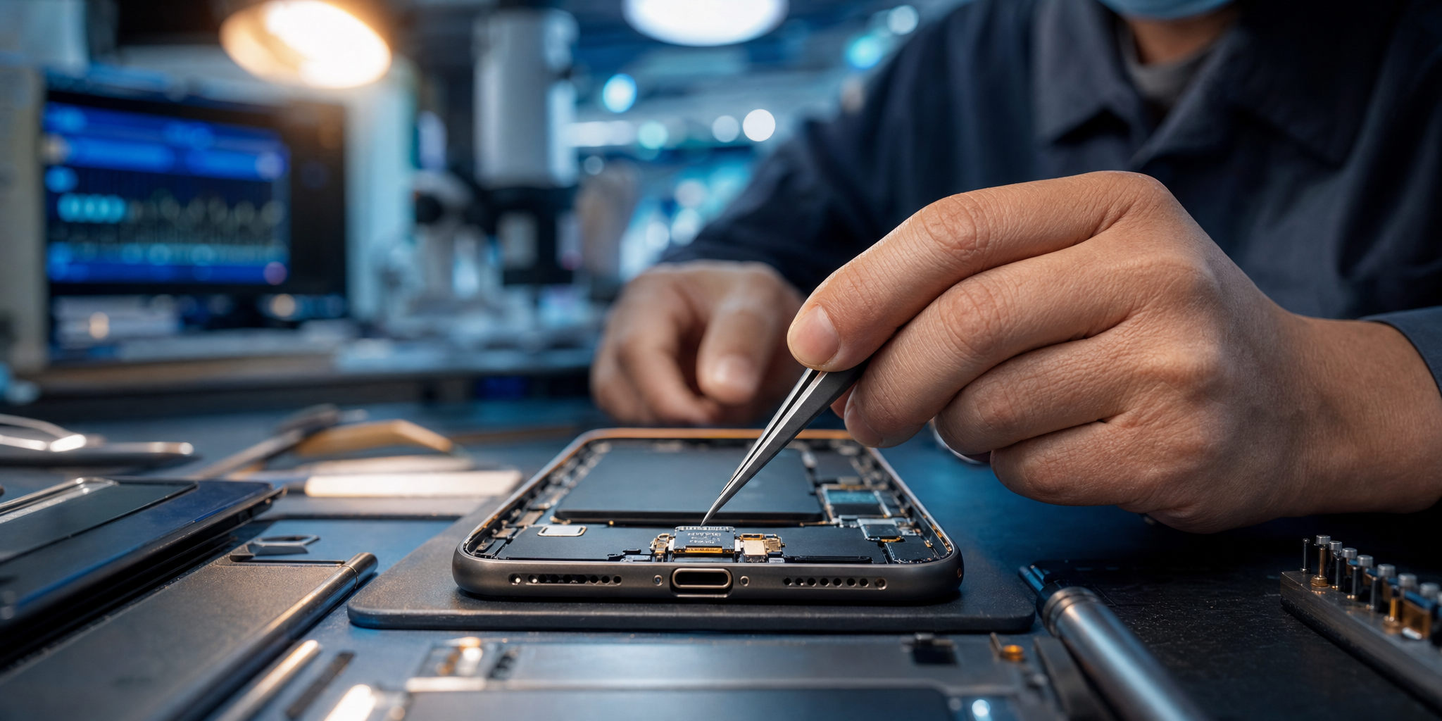 Réparation Port USB-C iPhone 16 à Loos : L’Expertise Mobile House