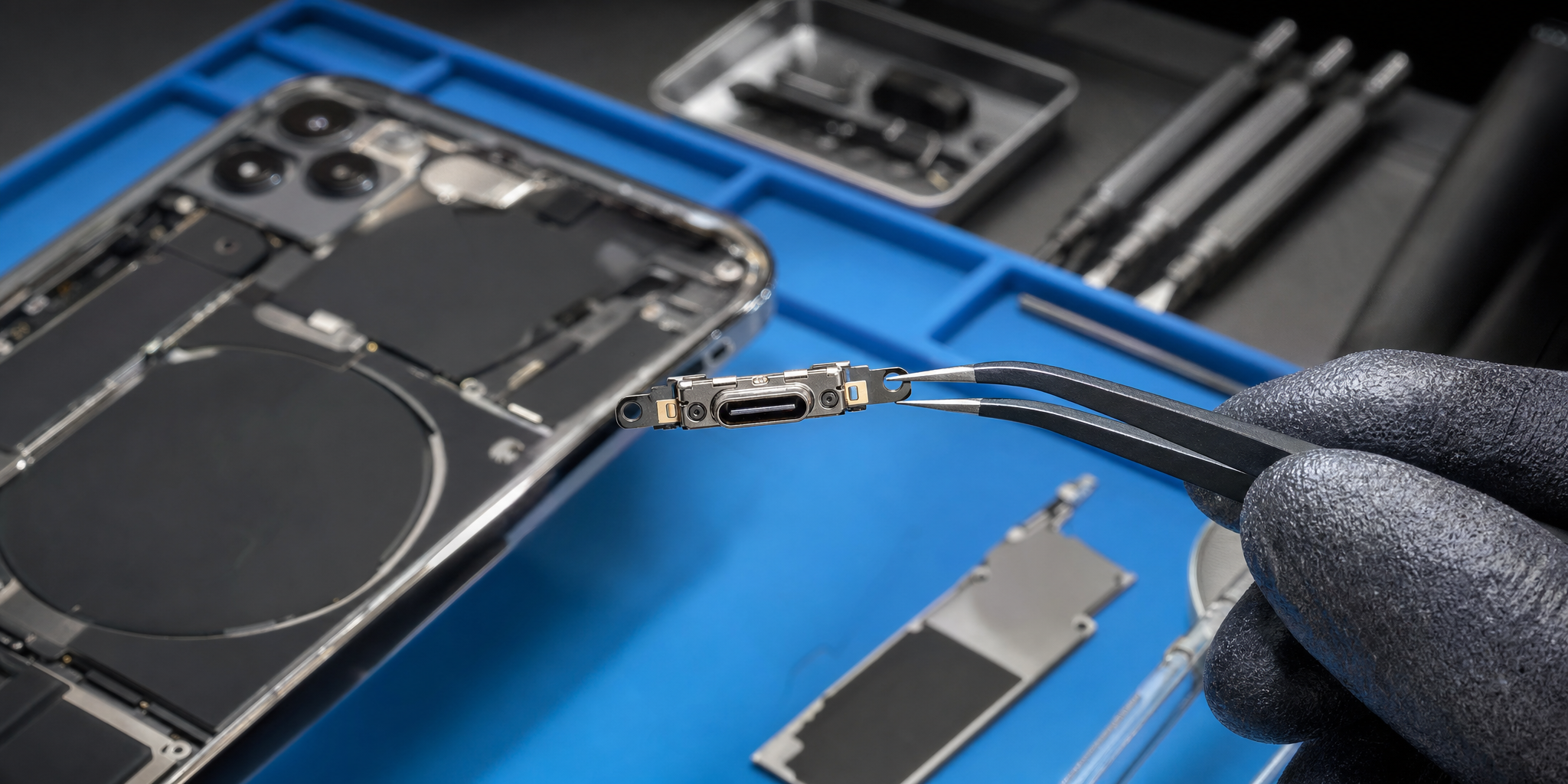 Dépannage iPhone 18 : Changement de Connecteur de Charge Rapide à Tourcoing