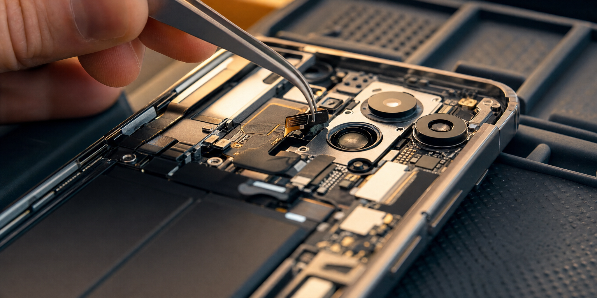 Dépannage iPhone 17 Pro : Remplacement Rapide de la Nappe Volume