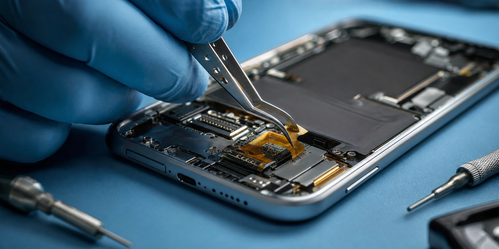 Réparation Rapide iPhone 16 Pro : Changement Nappe Volume à Villeneuve-d'Ascq