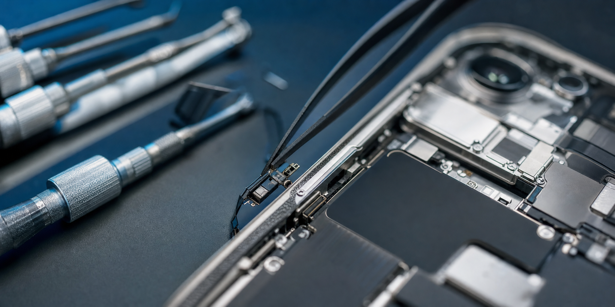 Dépannage iPhone 16 Pro : Remplacement Express de la Nappe Volume à Tourcoing